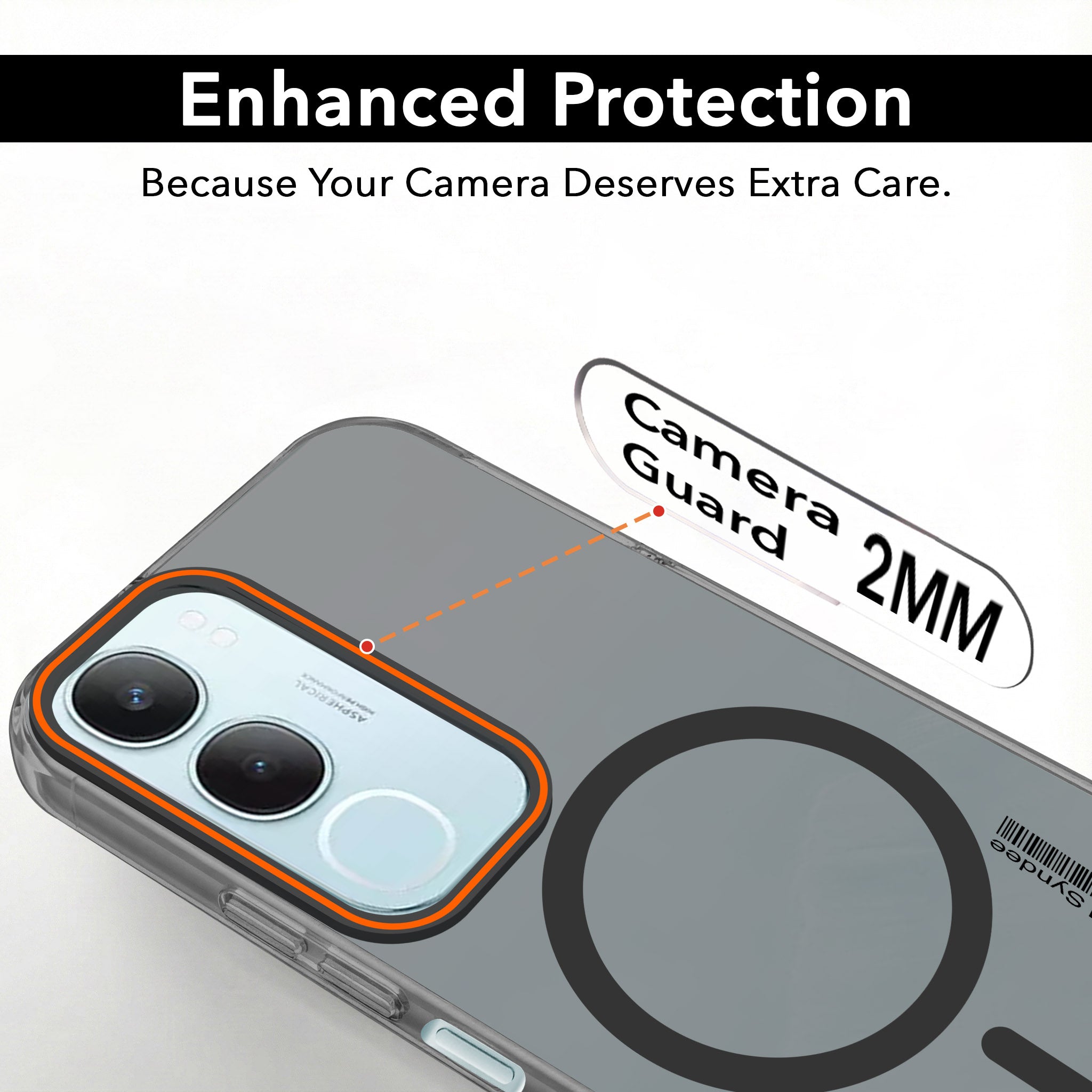 For Vivo Y29 Back Cover Case (Soft Touch | Camera Bump Protection | MagSafe Compatible | Matte Finish)