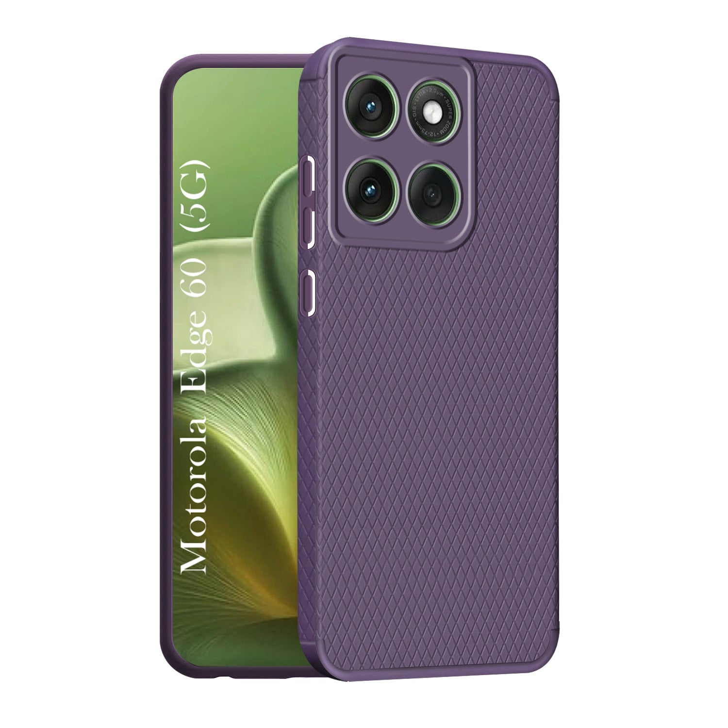 For Motorola Moto Edge 60 Back Cover Case (Liquid Silicone | Side Grip | Camera Protection)