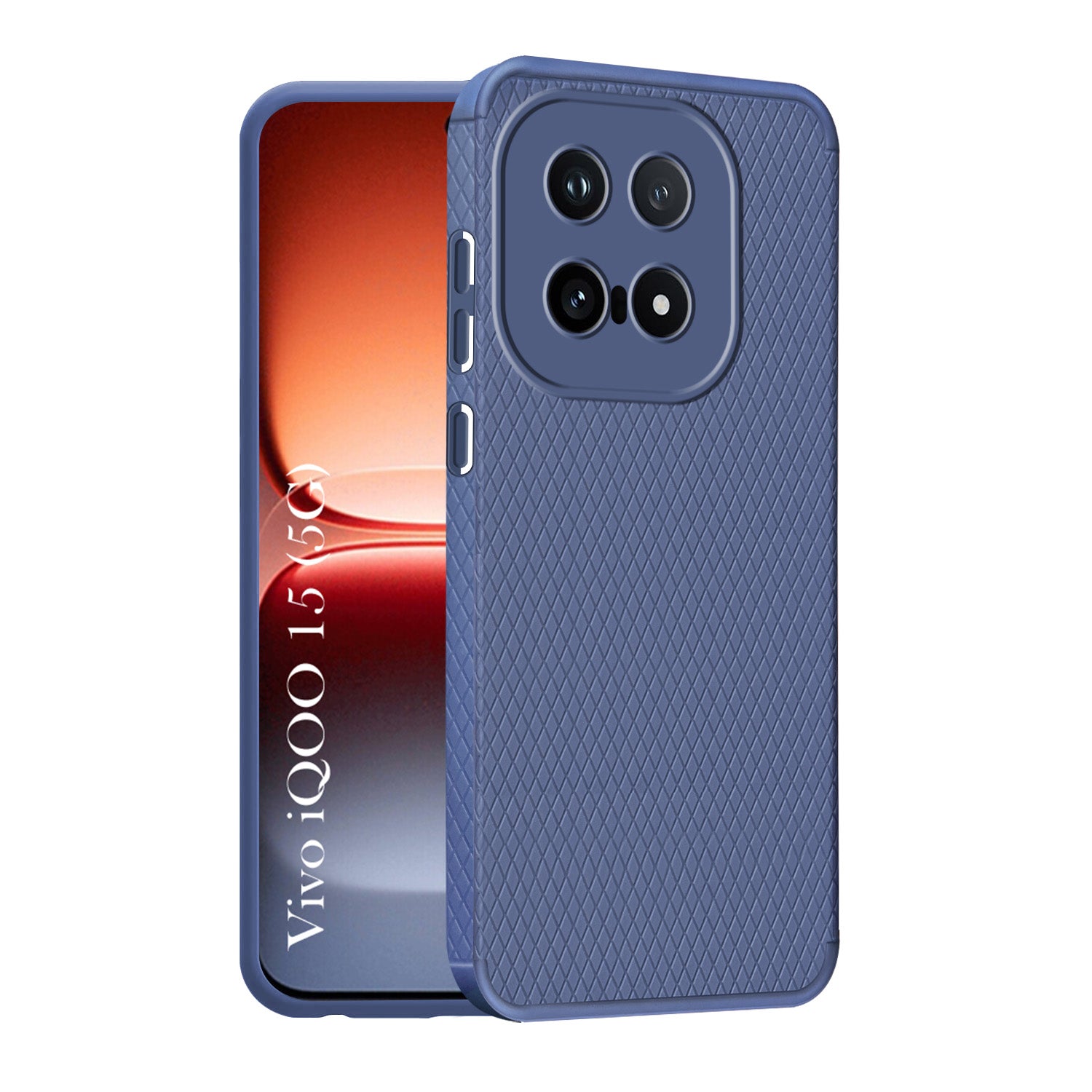 For Vivo iQOO 15 5G Back Cover Case Liquid Silicone (Camera Protection | Side Grip Texture | Soft and Flexible)