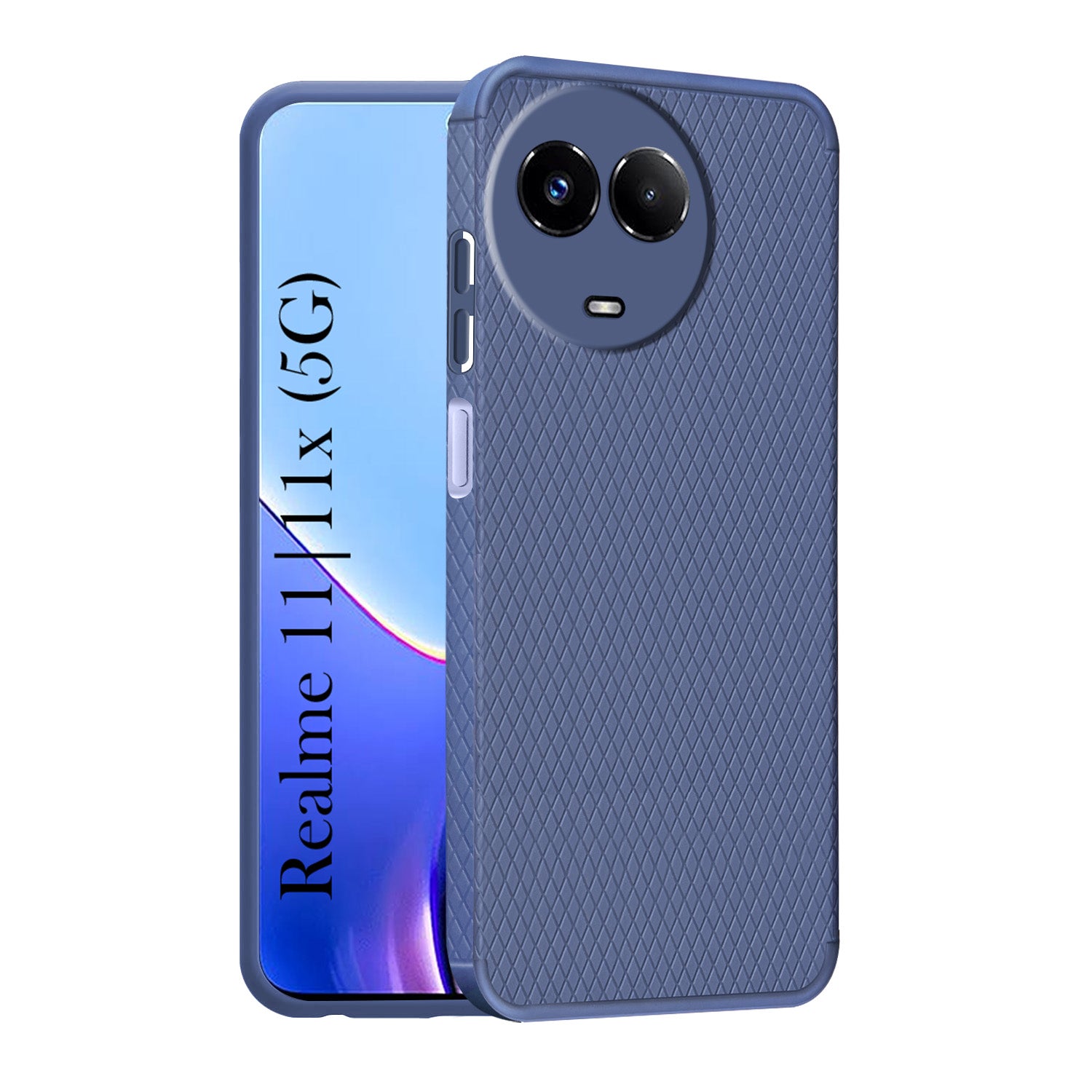 For Realme 11 5G | Realme 11x 5G  Back Cover Case (Liquid Silicone | Side Grip | Camera Protection)