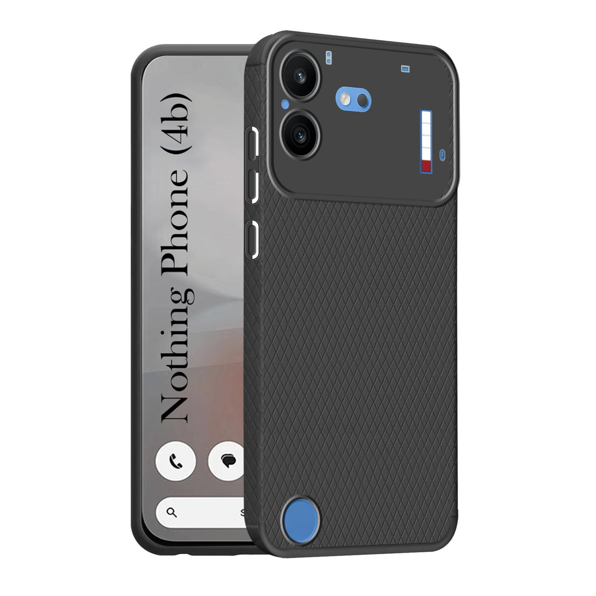 For Nothing Phone 4B 5G Back Cover Case Liquid Silicone (Camera Protection | Side Grip Texture | Soft and Flexible)