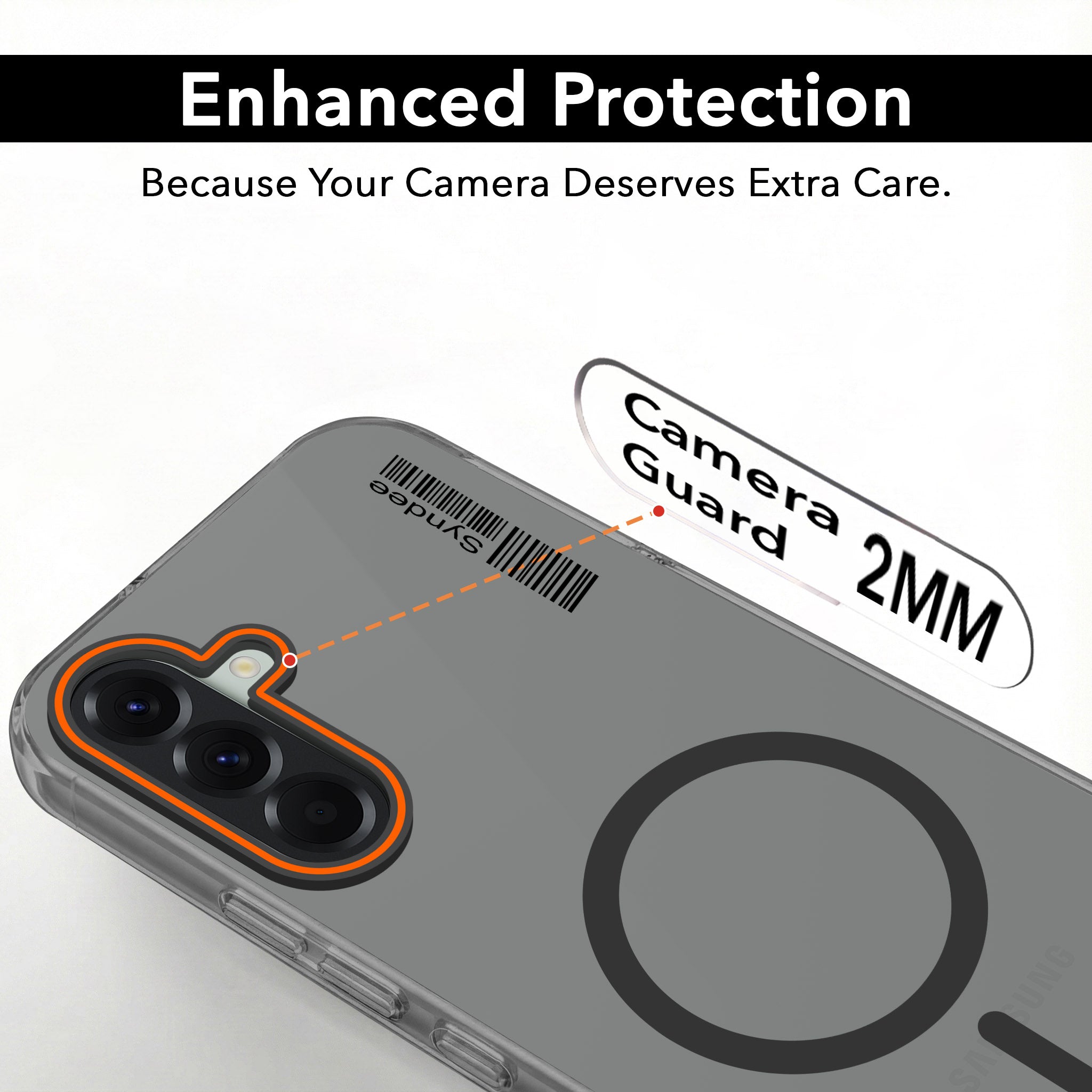 For Samsung Galaxy A56 Back Cover Case (Soft Touch | Camera Bump Protection | MagSafe Compatible | Matte Finish)
