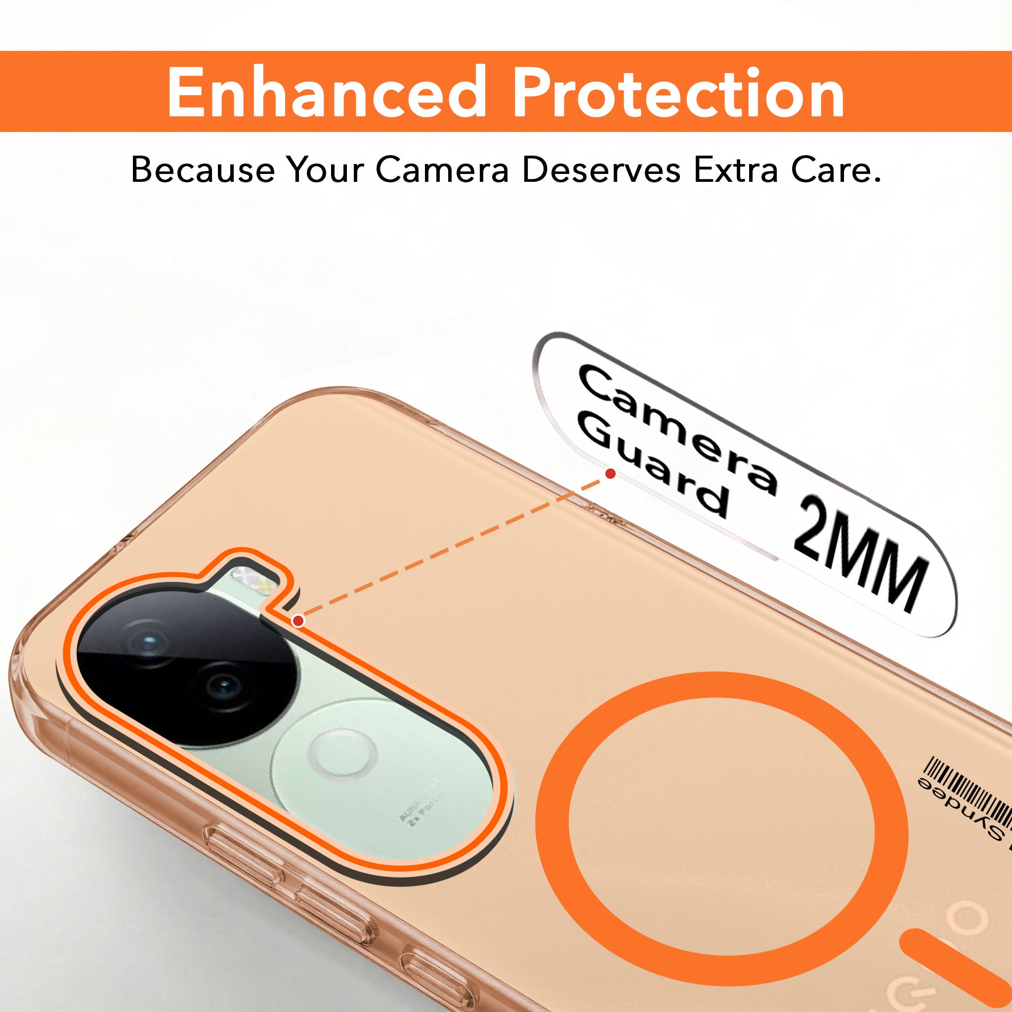 For Vivo iQOO Z9s Back Cover Case (Soft Touch | Camera Bump Protection | MagSafe Compatible | Matte Finish)