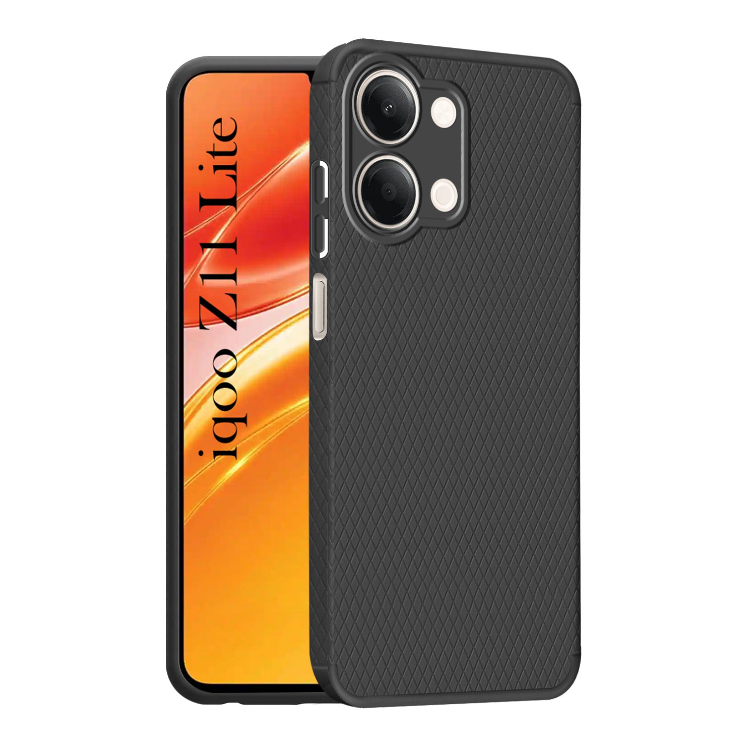 For Vivo iQOO Z11 Lite Back Cover Case Liquid Silicone (Camera Protection | Side Grip Texture | Soft and Flexible)