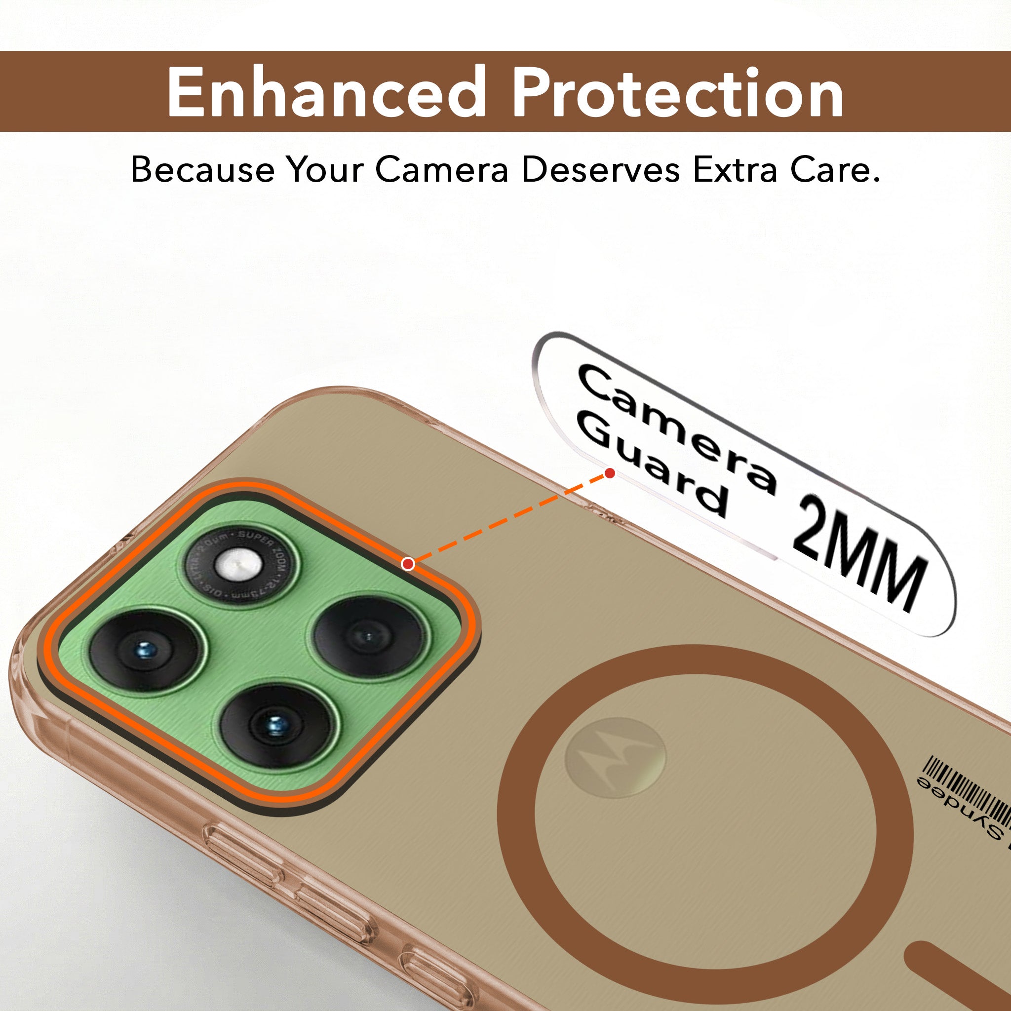 For Motorola Moto Edge 60 Back Cover Case (Soft Touch | Camera Bump Protection | MagSafe Compatible | Matte Finish)