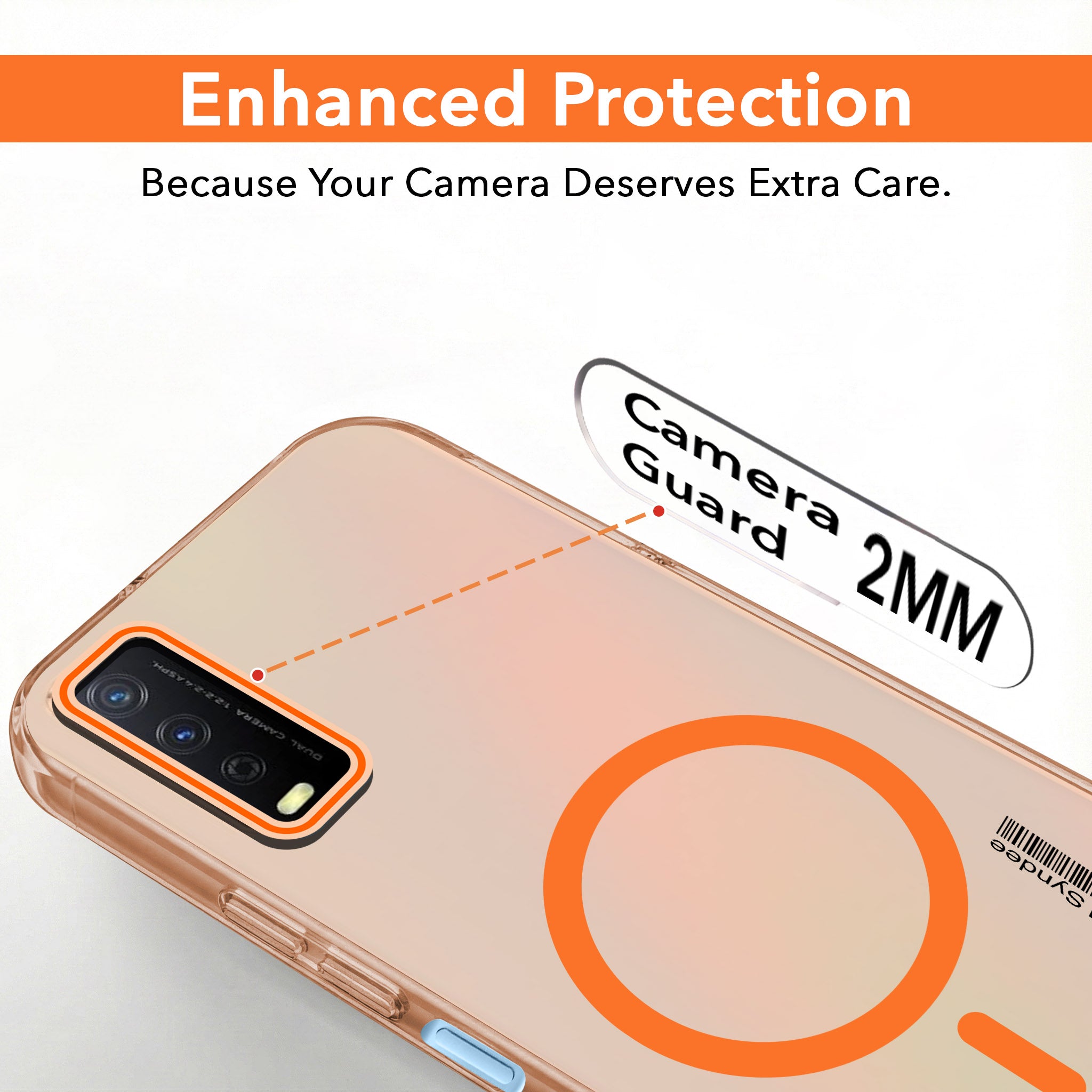 For Vivo Y12s | Y11s | Y12G Back Cover Case (Soft Touch | Camera Bump Protection | MagSafe Compatible | Matte Finish)