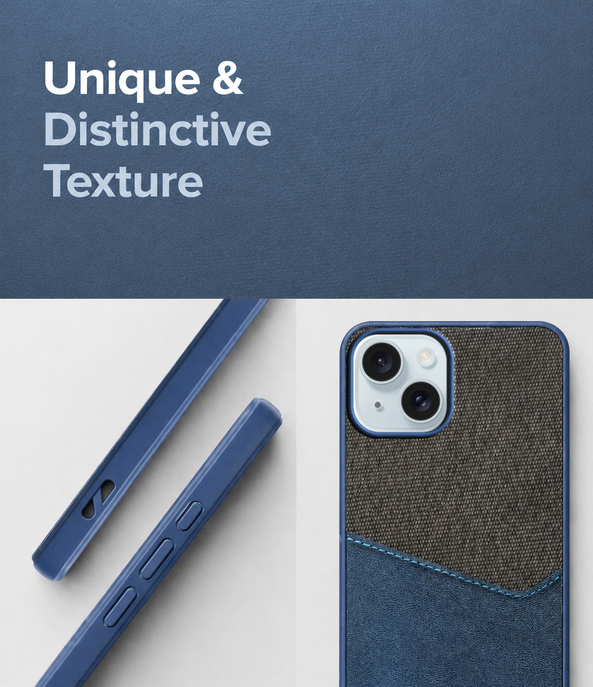 For Apple iPhone 15 Plus Back Cover Case (Dual PU Leather Stitch | Professional Minimalist | Soft and Flexible)