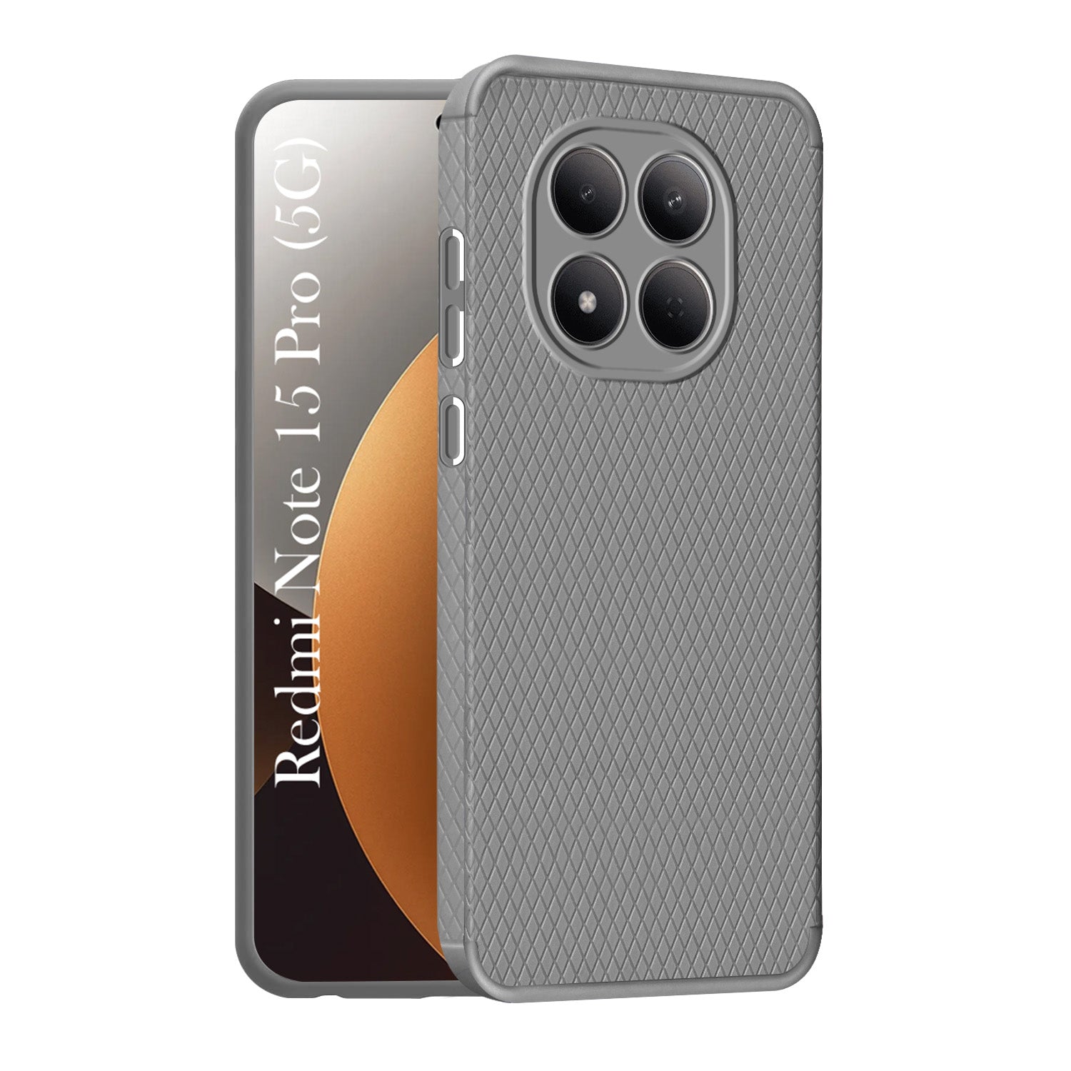 For Xiaomi Redmi Note 15 Pro 5G Back Cover Case Liquid Silicone (Camera Protection | Side Grip Texture | Soft and Flexible)