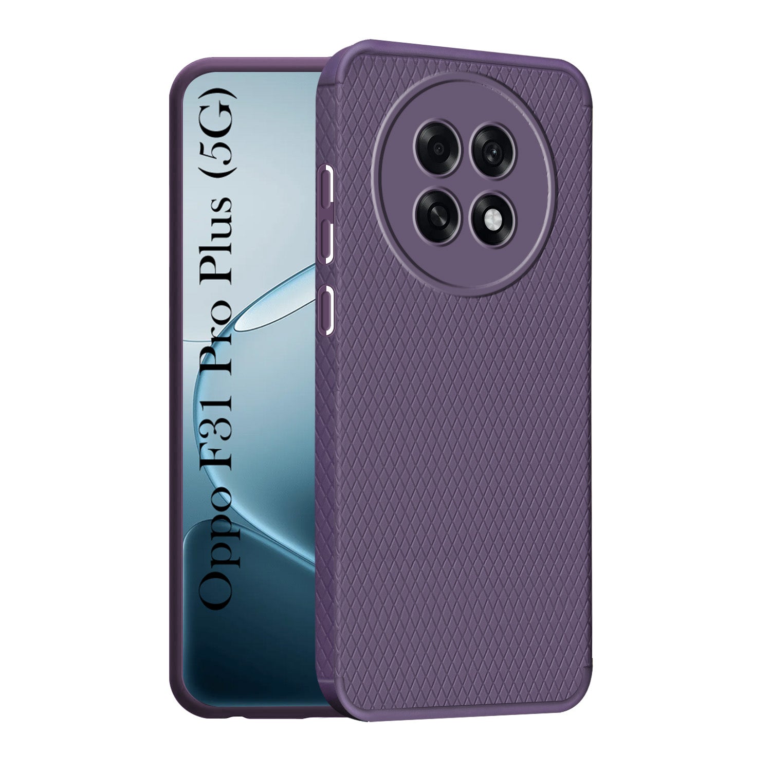 For Oppo F31 Pro Plus Back Cover Case Liquid Silicone (Camera Protection | Side Grip Texture | Soft and Flexible)
