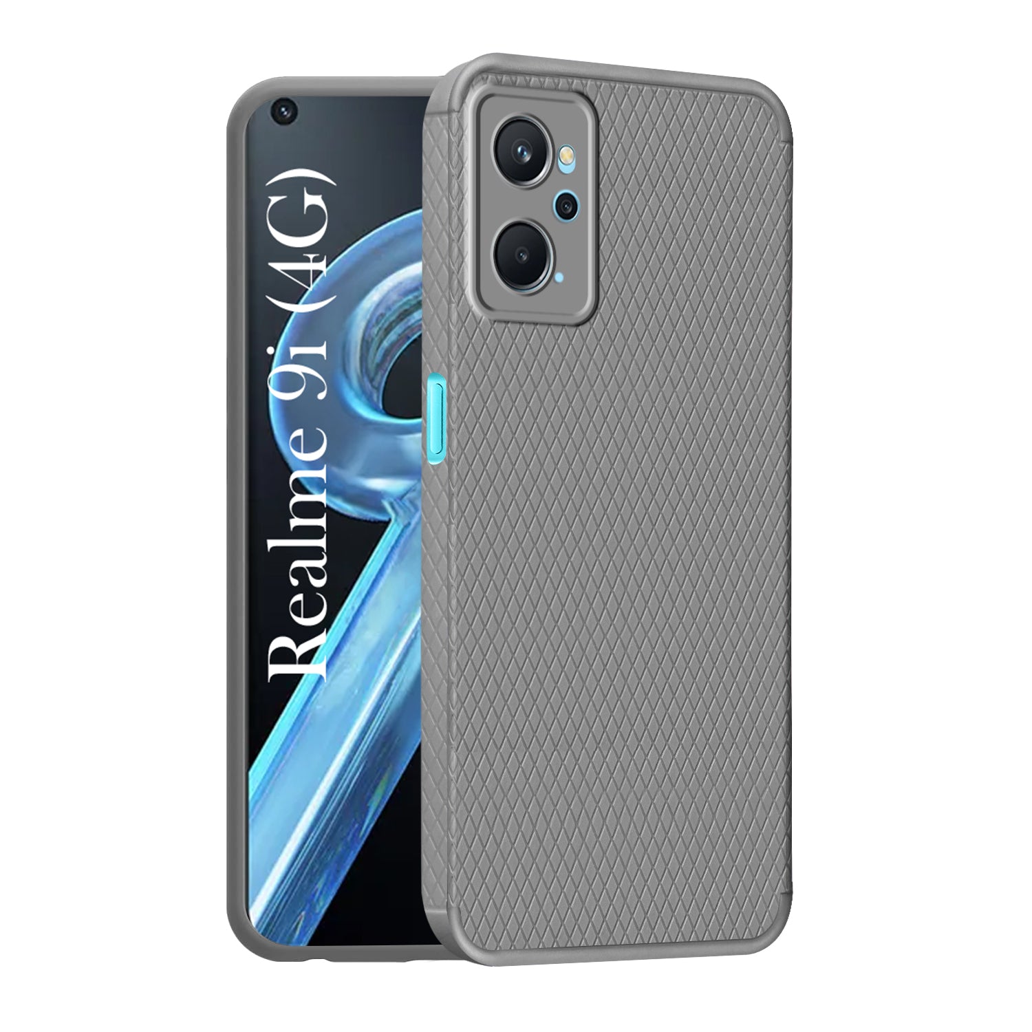 For Realme 9i Back Cover Case (Liquid Silicone | Side Grip | Camera Protection)