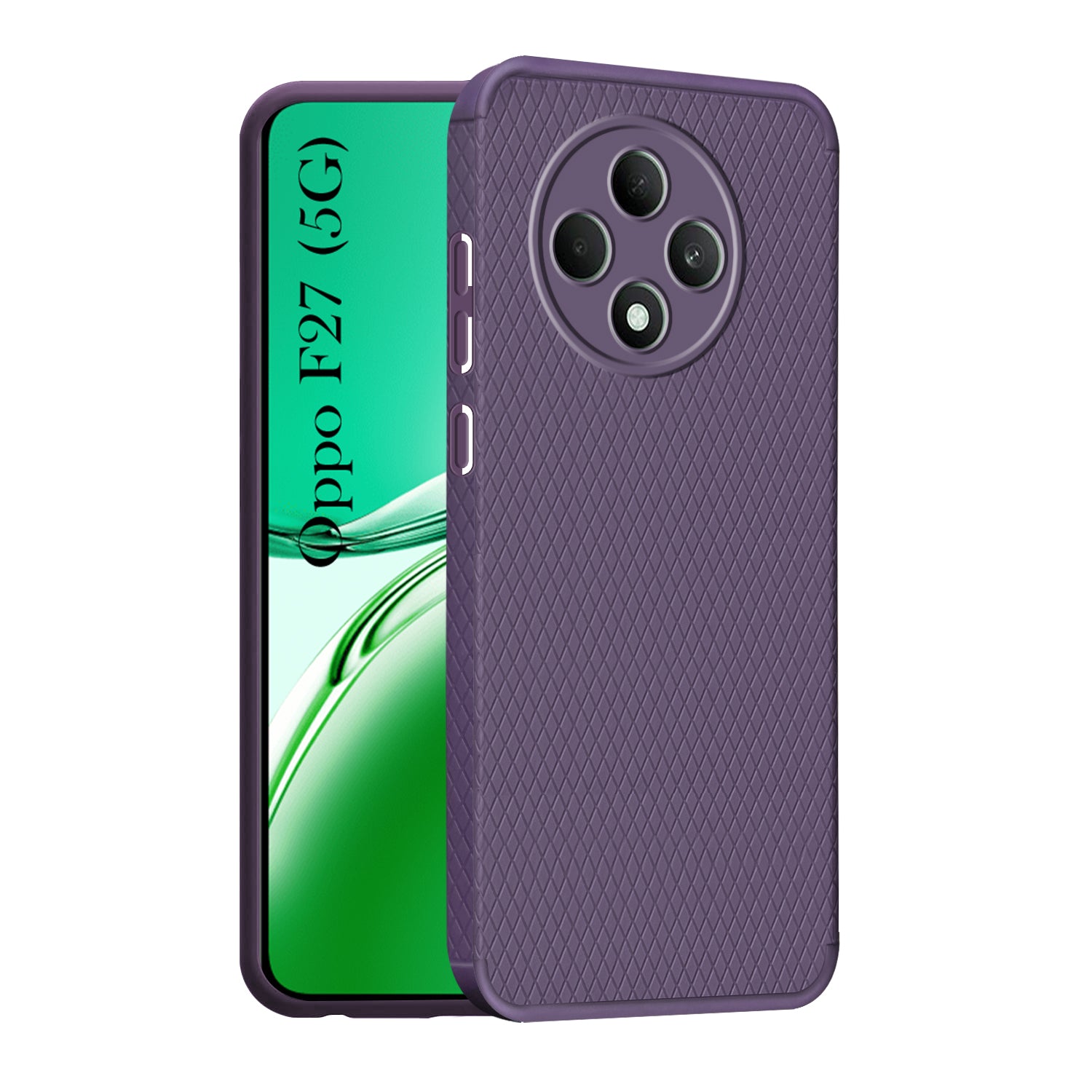 For Oppo F27 5G Back Cover Case (Liquid Silicone | Side Grip | Camera Protection)