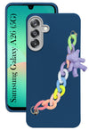 For Samsung Galaxy A26 5G Back Cover Case Silicone (Matte Finish |Wrist Hanging Chain | Teddy Bracelet Charms | Full Camera Protection)