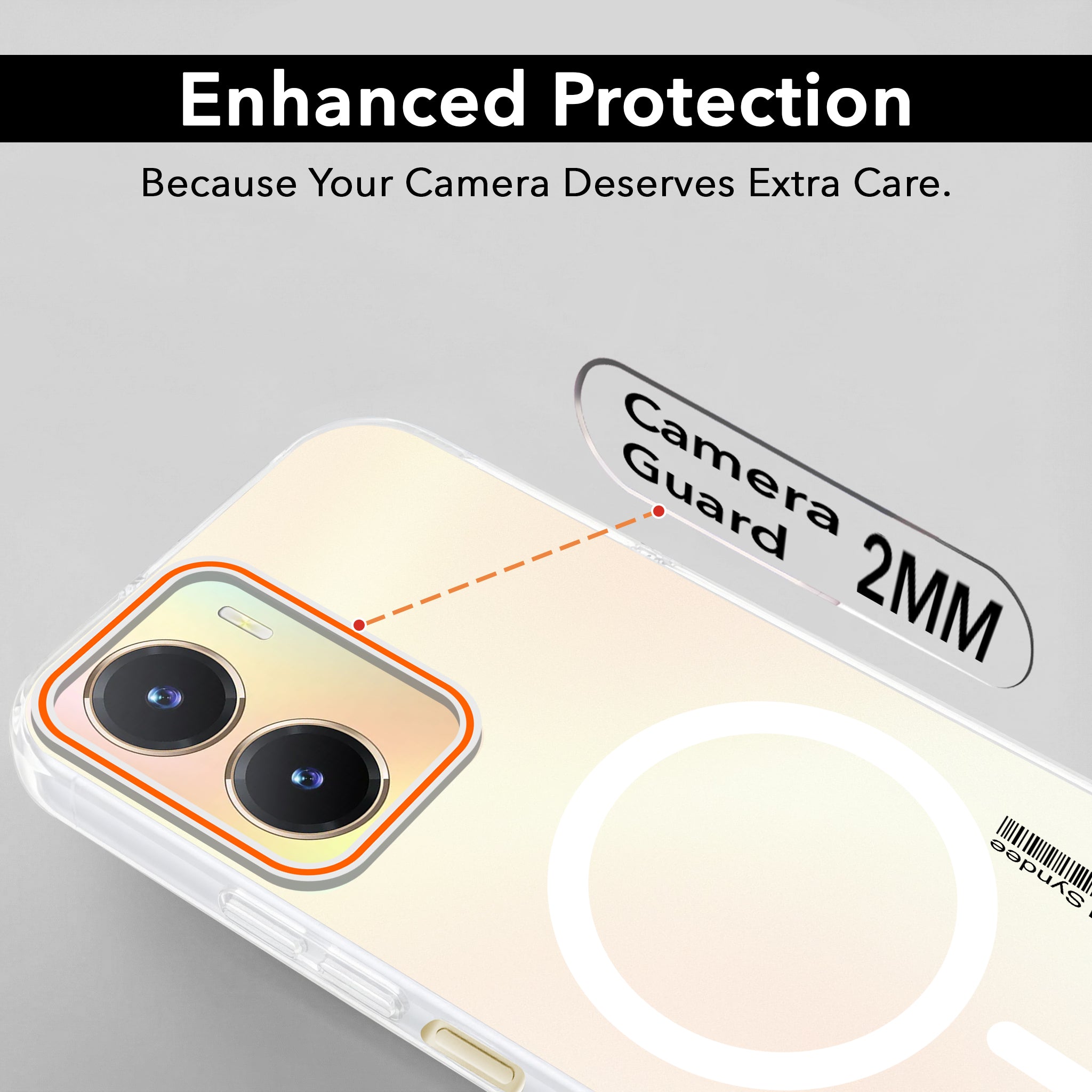 For Vivo T2x Back Cover Case (Soft Touch | Camera Bump Protection | MagSafe Compatible | Matte Finish)