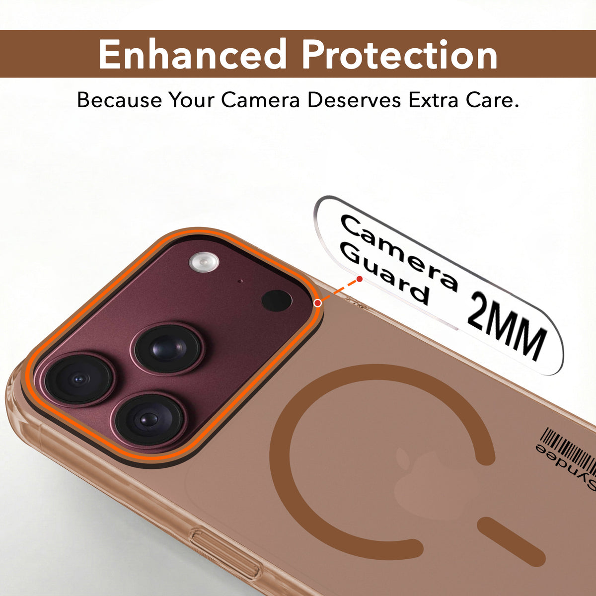 For Apple iPhone 18 Pro Max Back Cover Case (Soft Touch | Camera Bump Protection | MagSafe Compatible | Matte Finish)