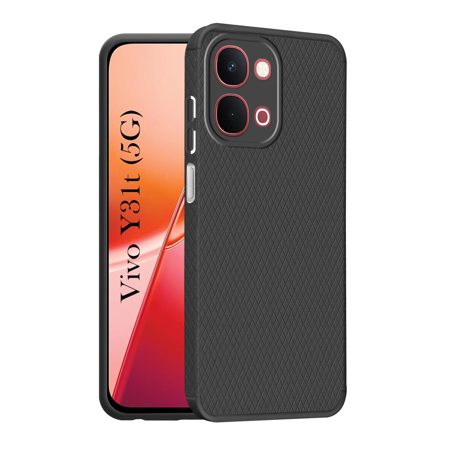 For Vivo Y31T 5G Back Cover Case Liquid Silicone (Camera Protection | Side Grip Texture | Soft and Flexible)