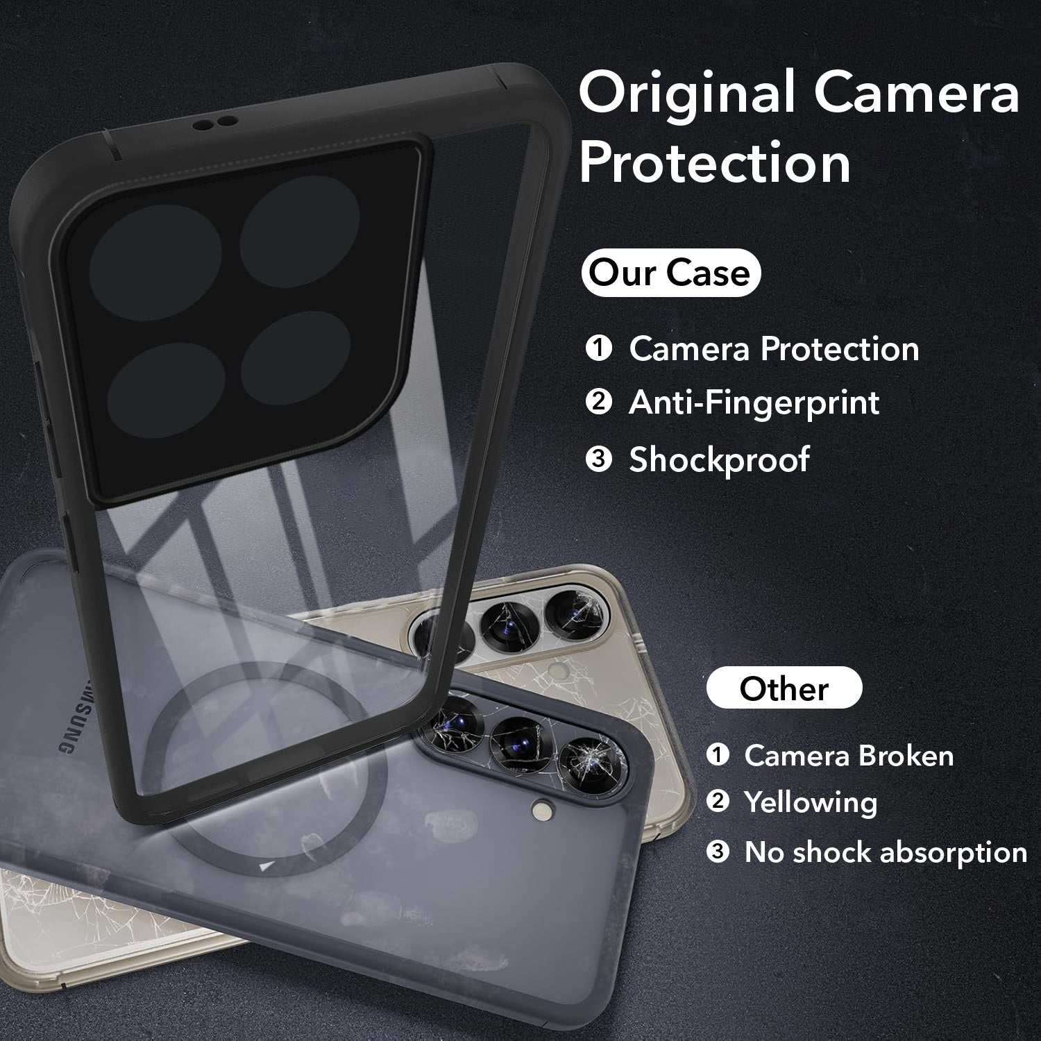 For Motorola Moto Edge 60 Fusion Back Cover Case  (Lifetime Anti Yellow | Anti Scratch | Crystal Clear Shockproof)