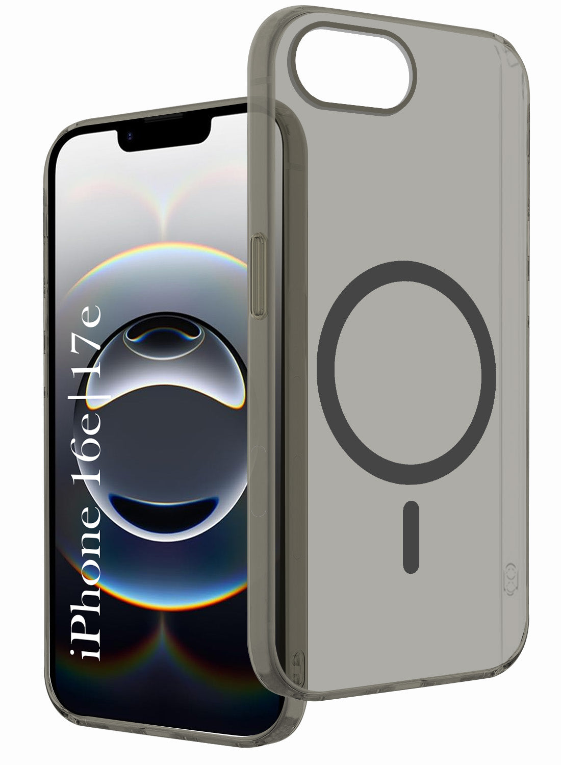 For iPhone 16e | iPhone 17e Back Cover Case (Frosted Matte Feel | MagSafe Compatible Wireless Charging | Polycarbonate Material)