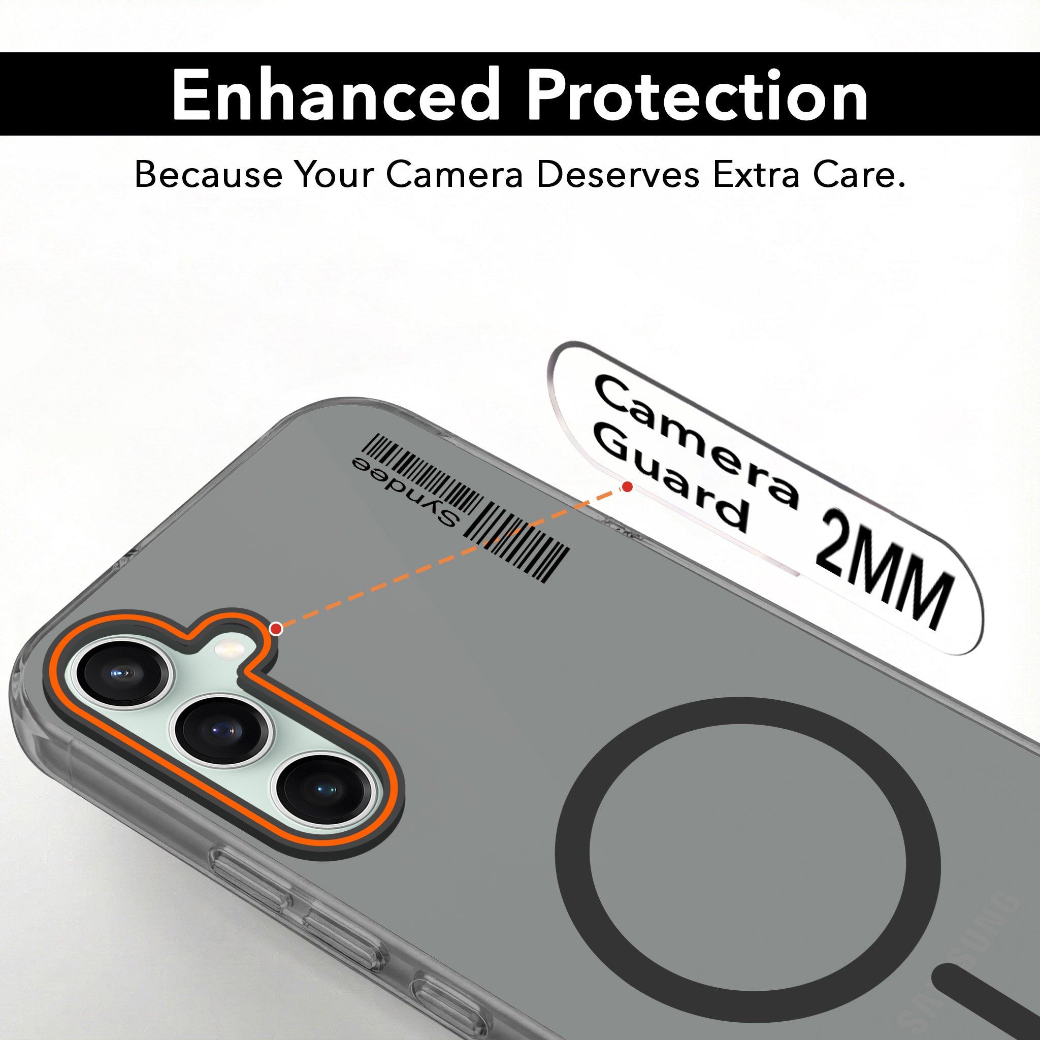 For Samsung Galaxy S23 FE 5G Back Cover Case (Soft Touch | Camera Bump Protection | MagSafe Compatible | Matte Finish)