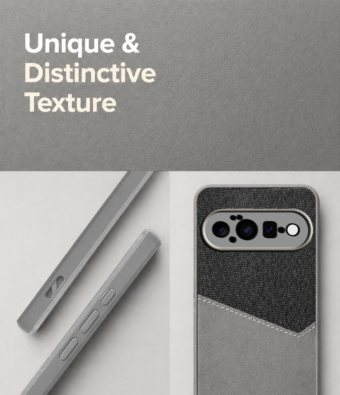 For Google Pixel 11 Back Cover Case (Dual PU Leather Stitch | Professional Minimalist | Soft and Flexible)