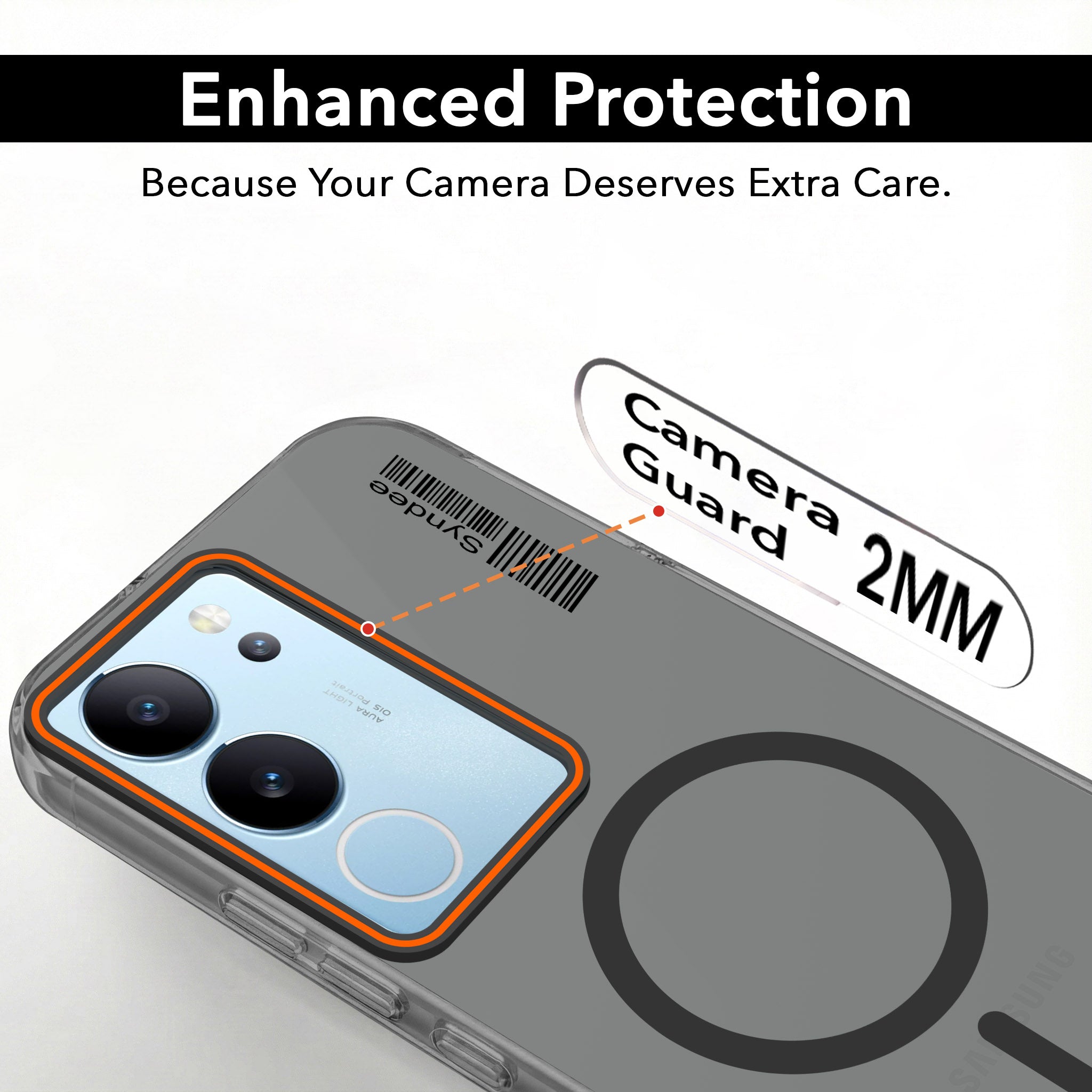 For Vivo V29 | Vivo V29 Pro 5G Back Cover Case (Soft Touch | Camera Bump Protection | MagSafe Compatible | Matte Finish)