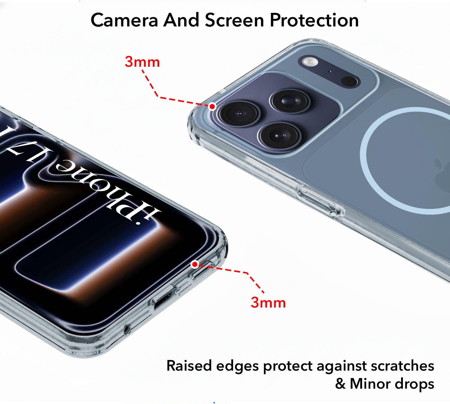 For Apple iPhone 17 Pro Back Cover Case Silicone (Slim Paper Thin | Camera Protection Bump | Minimalist Professional | Soft Flexible)