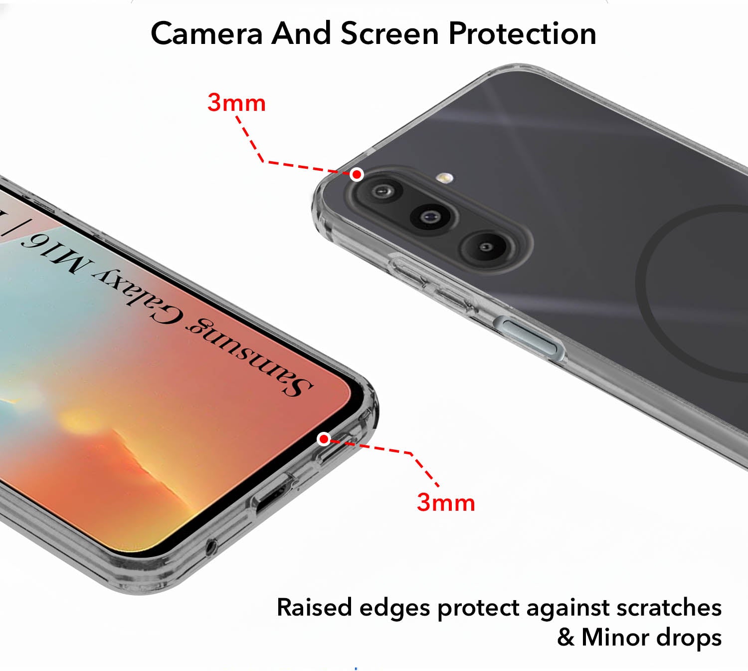 For Samsung Galaxy M16 5G | Samsung Galaxy F16 5G Back Cover Case Silicone (Slim Paper Thin | Camera Protection Bump | Minimalist Professional | Soft Flexible)