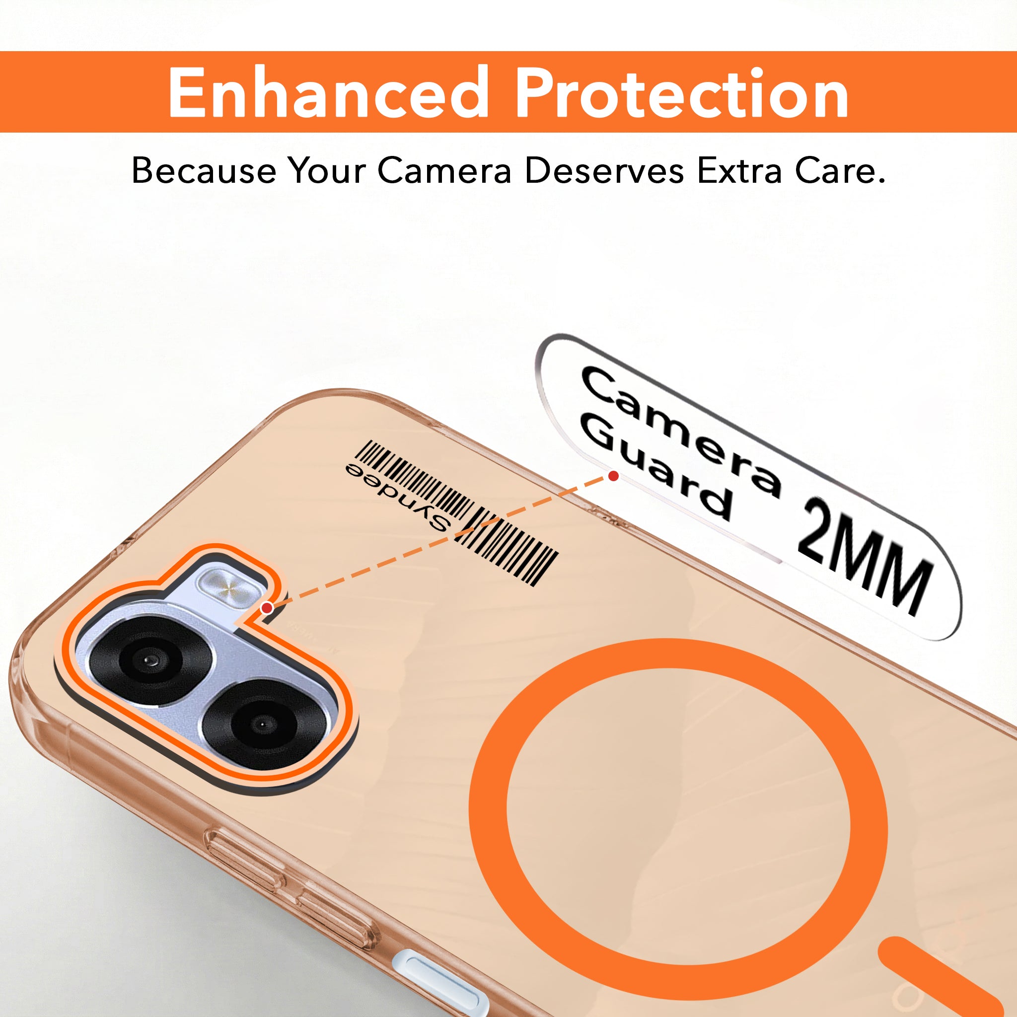 For Oppo K14x 5G Back Cover Case (Soft Touch | Camera Bump Protection | MagSafe Compatible | Matte Finish)