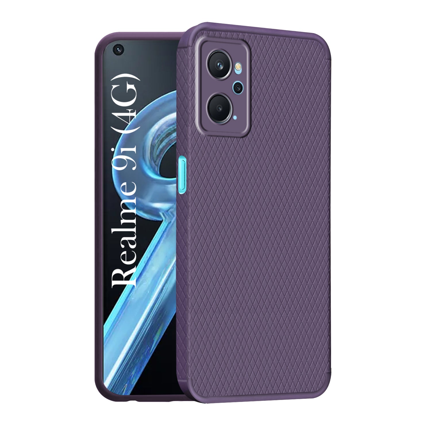 For Realme 9i Back Cover Case (Liquid Silicone | Side Grip | Camera Protection)