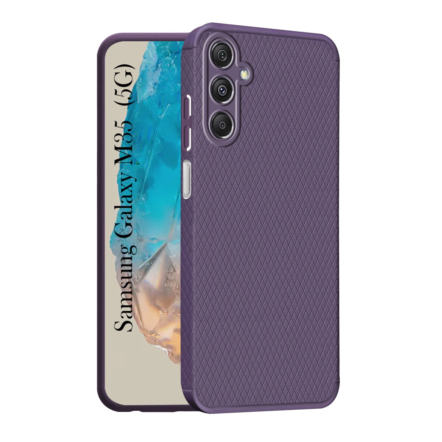 For Samsung Galaxy M35 5G Back Cover ( Silicone Clear Shockproof Case with Camera Protection | Soft and Flexible | Transparent)