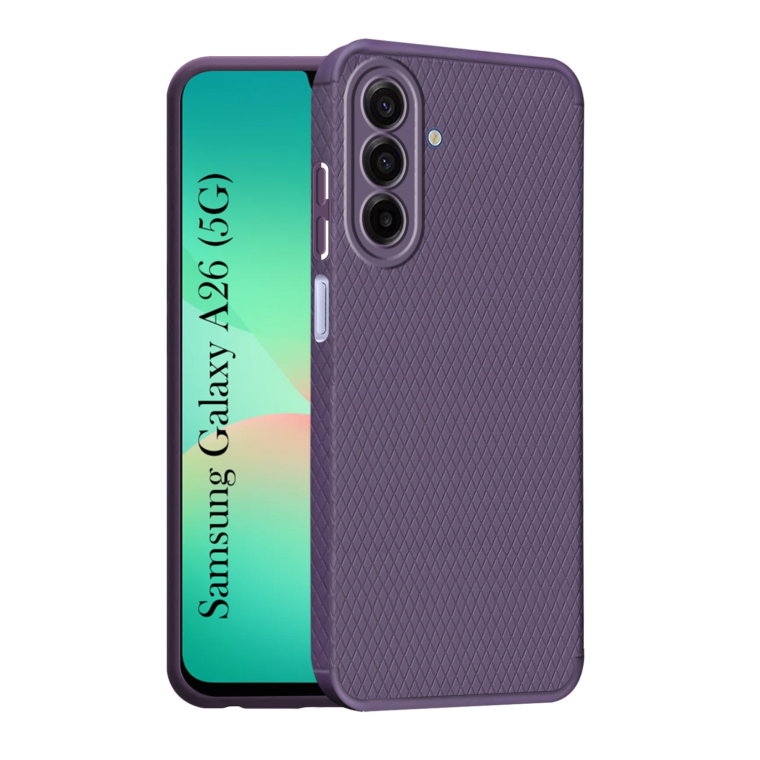 For Samsung Galaxy A26 5G Back Cover Case (Liquid Silicone | Side Grip | Camera Protection)