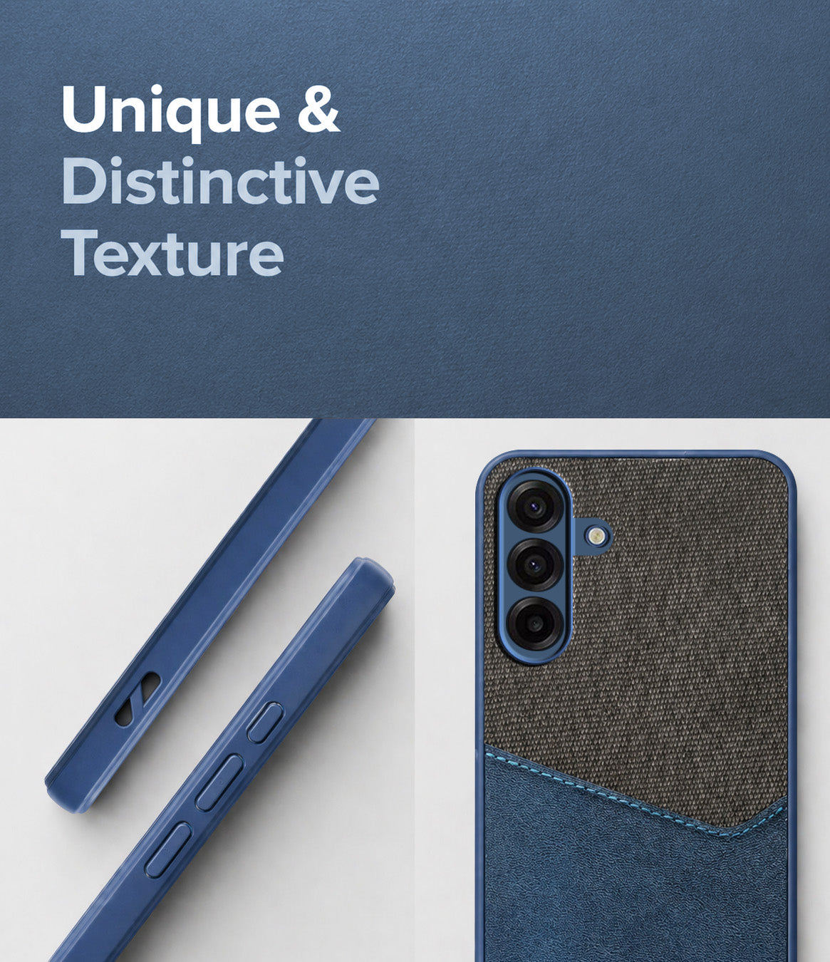 For Samsung Galaxy A17 | Samsung F17 | Samsung M17 5G Back Cover Case (Dual PU Leather Stitch | Professional Minimalist | Soft and Flexible)