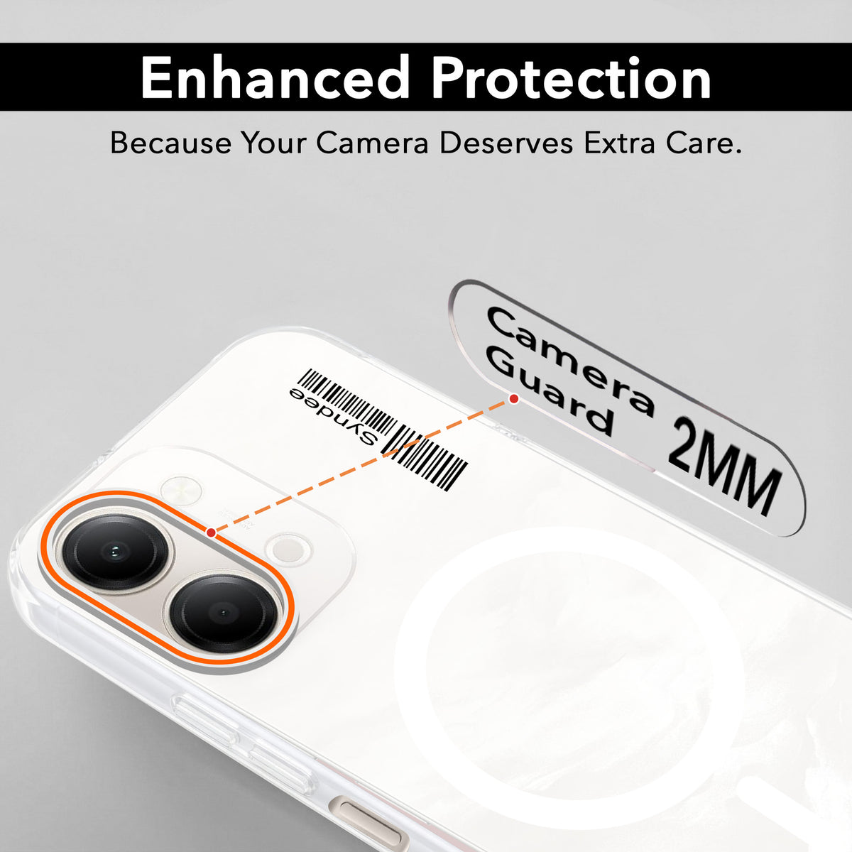 For Vivo Y11 | Vivo Y21 5G Back Cover Case (Soft Touch | Camera Bump Protection | MagSafe Compatible | Matte Finish)