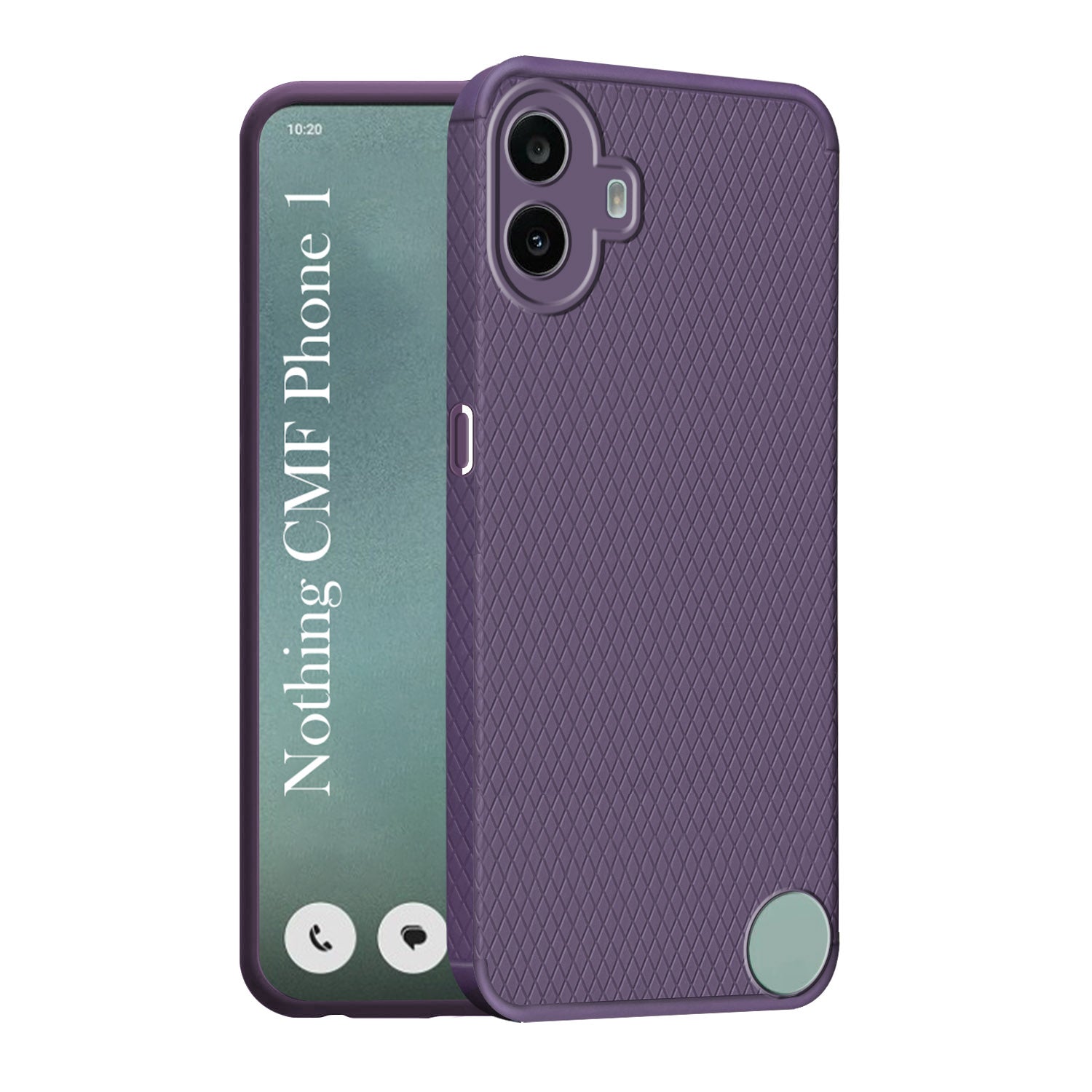 For Nothing CMF Phone 1 Back Cover Case (Liquid Silicone | Side Grip | Camera Protection)