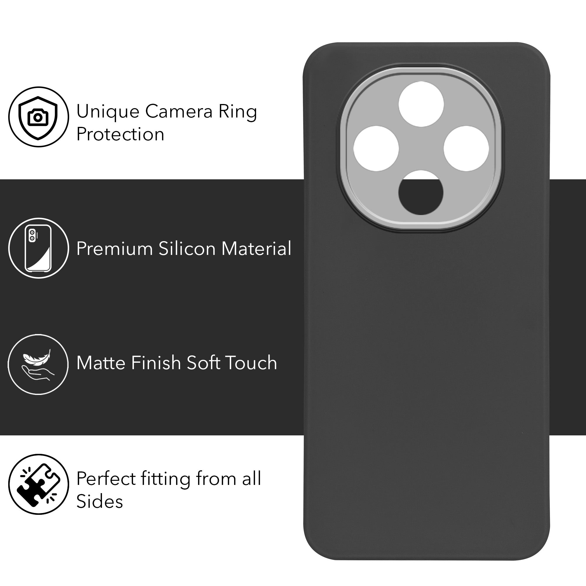For Oppo F31 Pro Back Cover Case (Dual Colour |Full Camera Protection | Sleek and Professional)