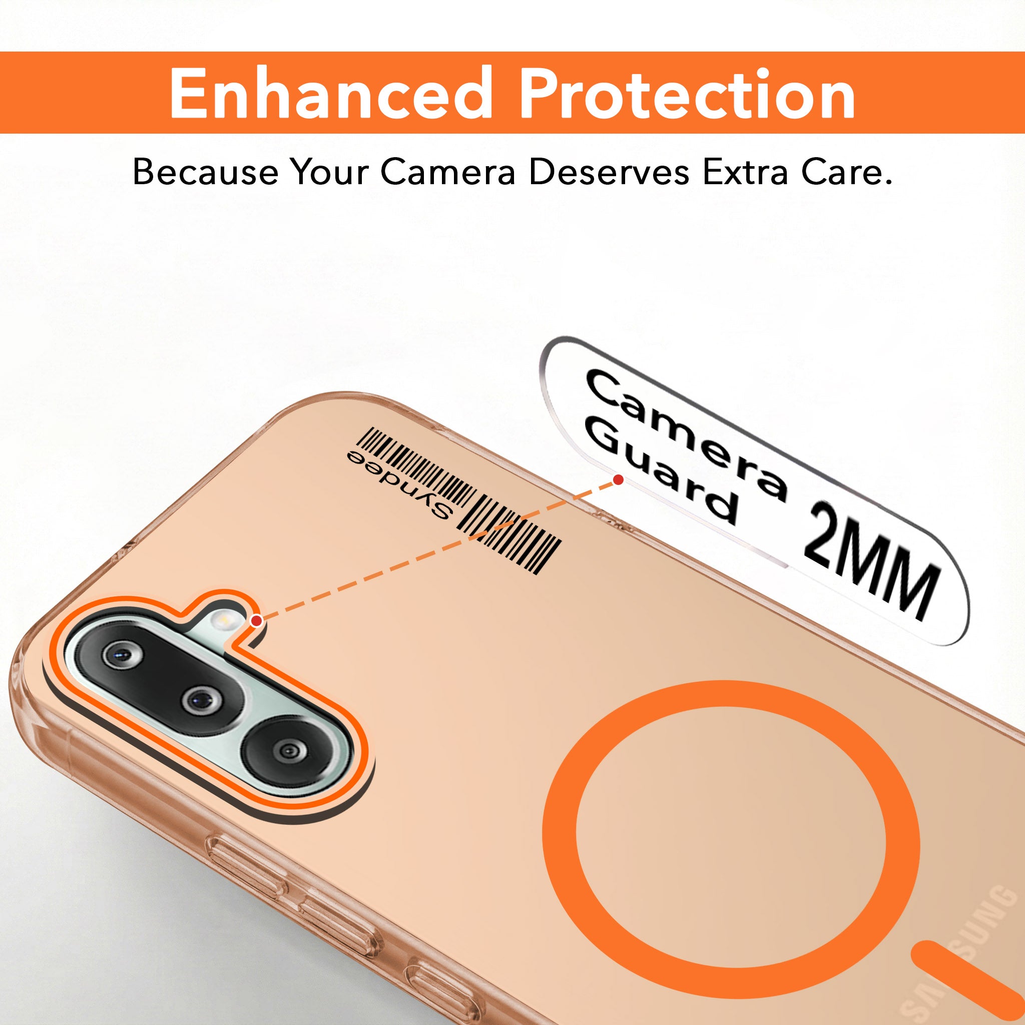 For Samsung Galaxy M36 | Samsung Galaxy F36 Back Cover Case (Soft Touch | Camera Bump Protection | MagSafe Compatible | Matte Finish)