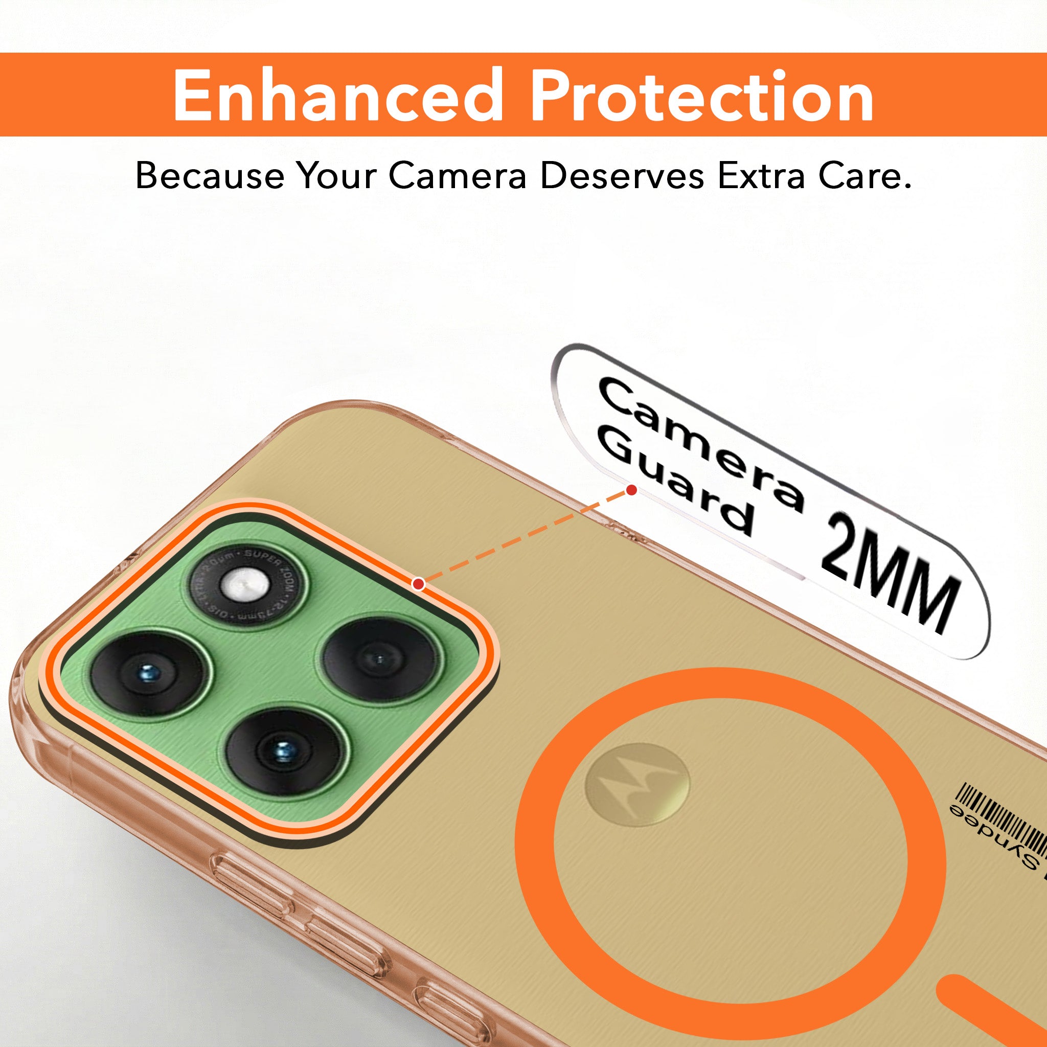 For Motorola Moto Edge 60 Back Cover Case (Soft Touch | Camera Bump Protection | MagSafe Compatible | Matte Finish)