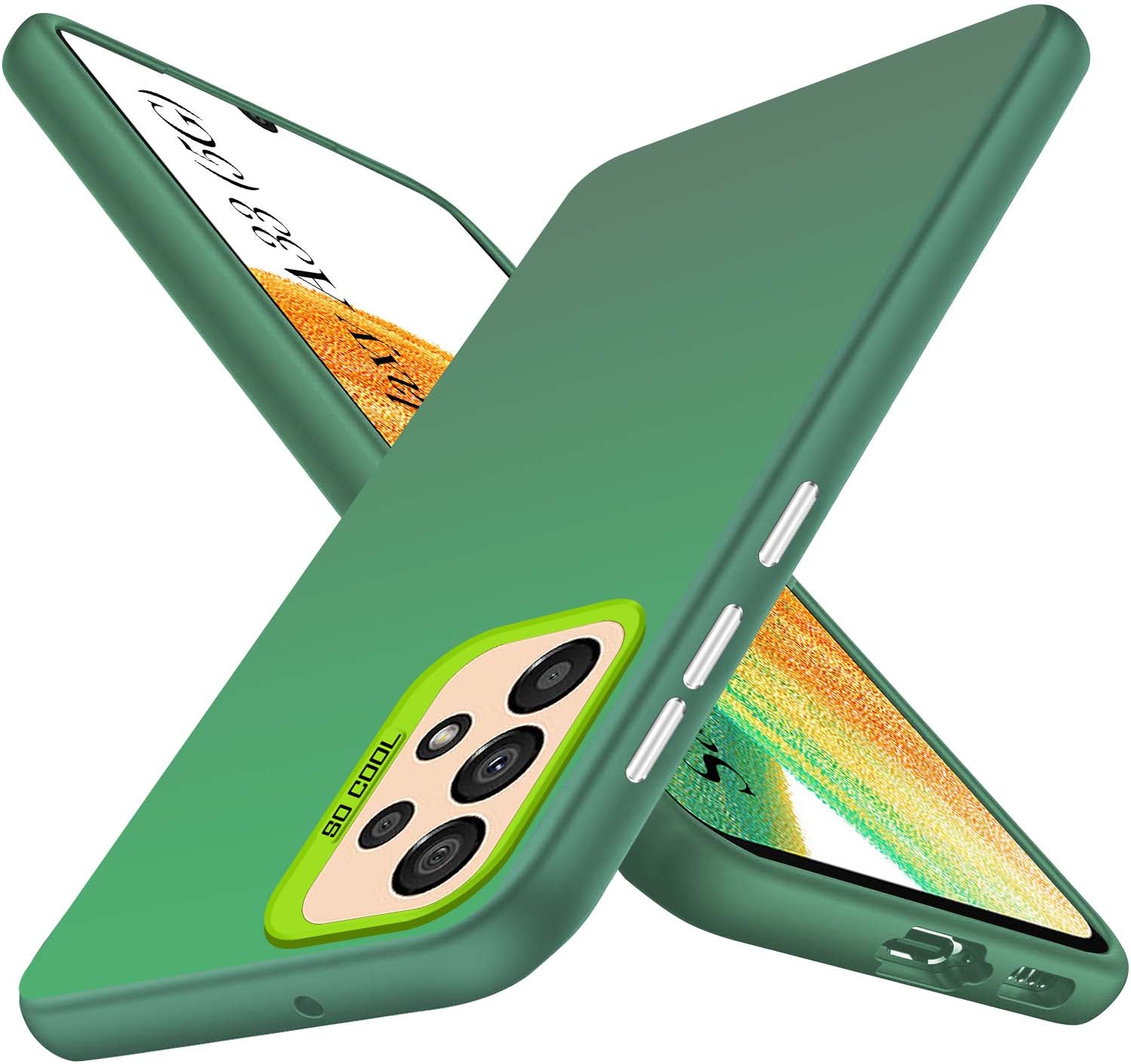 For Samsung Galaxy A33 5G Back Cover Case (Velvet Touch | Professional Glossy Finish | Camera Protection Bump)