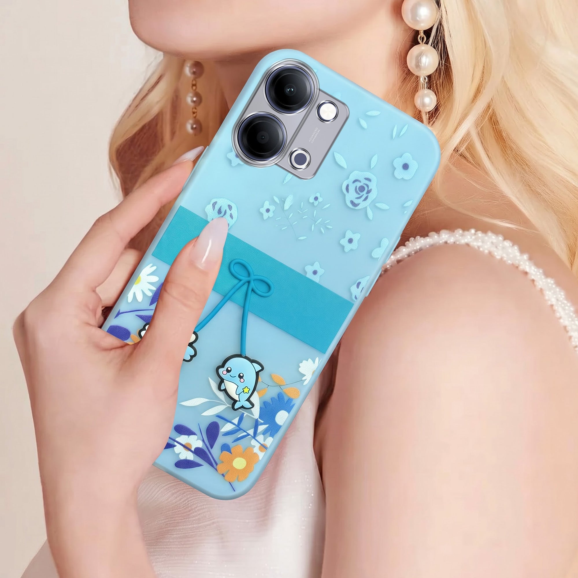 For Vivo Y11 | Vivo Y21 5G Back Cover Case (3D Cute Cartoons | Hard Back Side Soft | Matte Premium Finish | HD Printing)