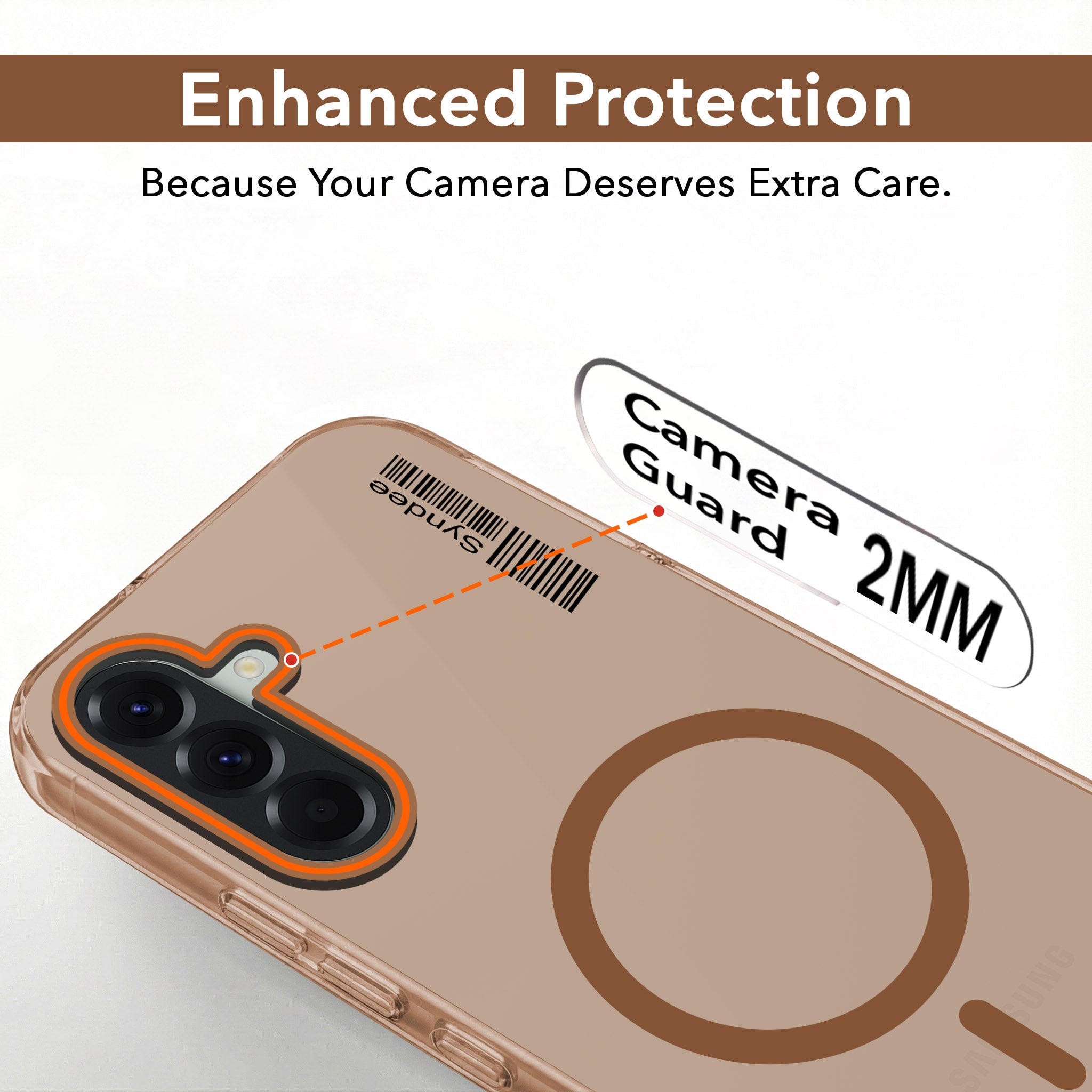 For Samsung Galaxy A56 Back Cover Case (Soft Touch | Camera Bump Protection | MagSafe Compatible | Matte Finish)