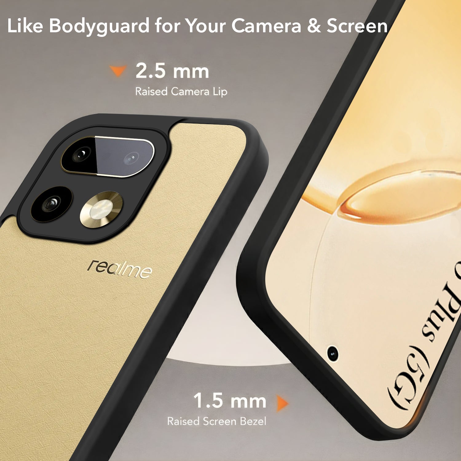 For Realme 16 Pro Plus 5G Back Cover Case (Built-in Stand | Lifetime Anti Yellow | Kickstand Shockproof | Camera Protection | MagSafe Compatible)