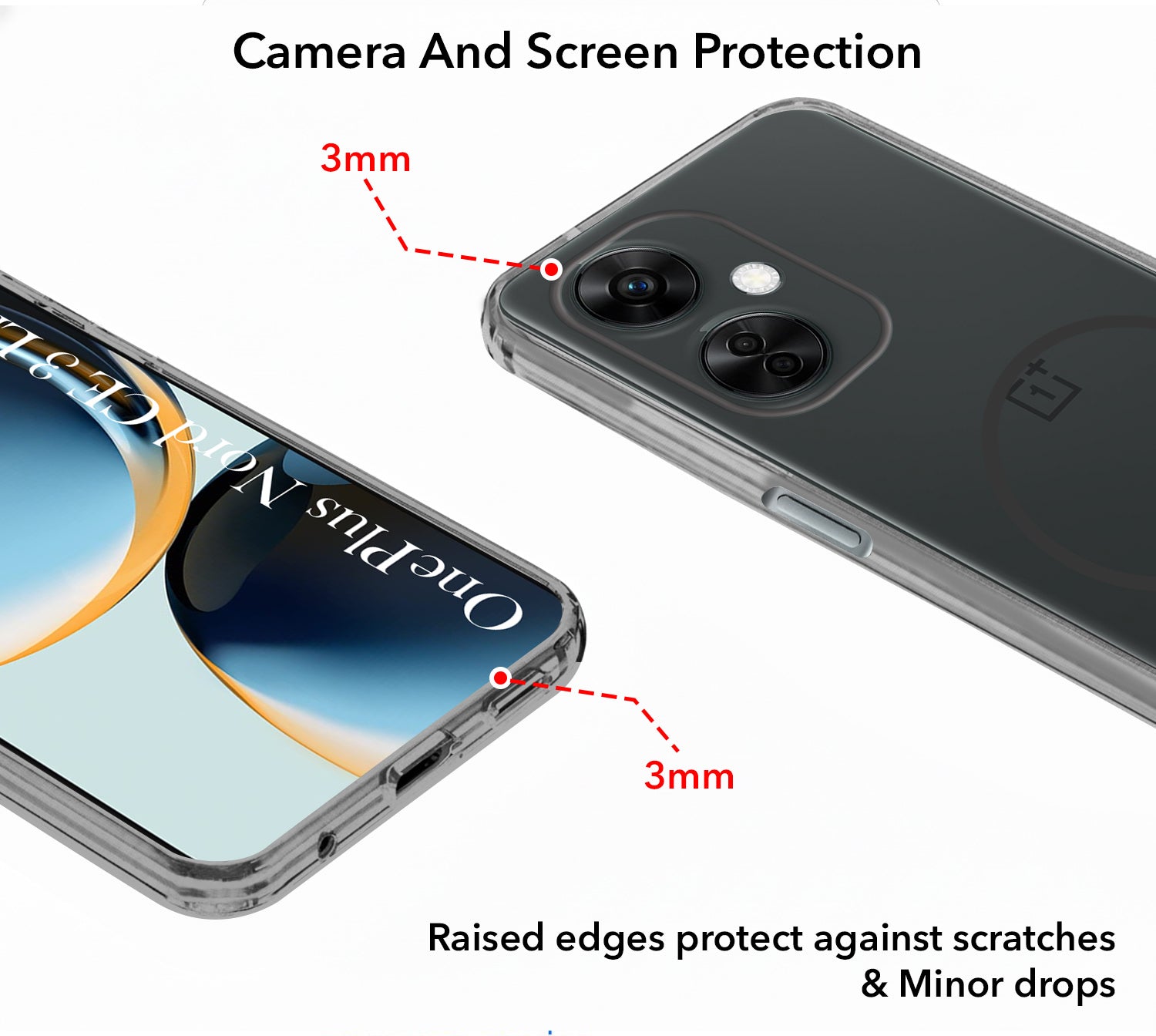 For OnePlus Nord CE 3 Lite Back Cover Case Silicone (Slim Paper Thin | Camera Protection Bump | Minimalist Professional | Soft Flexible)
