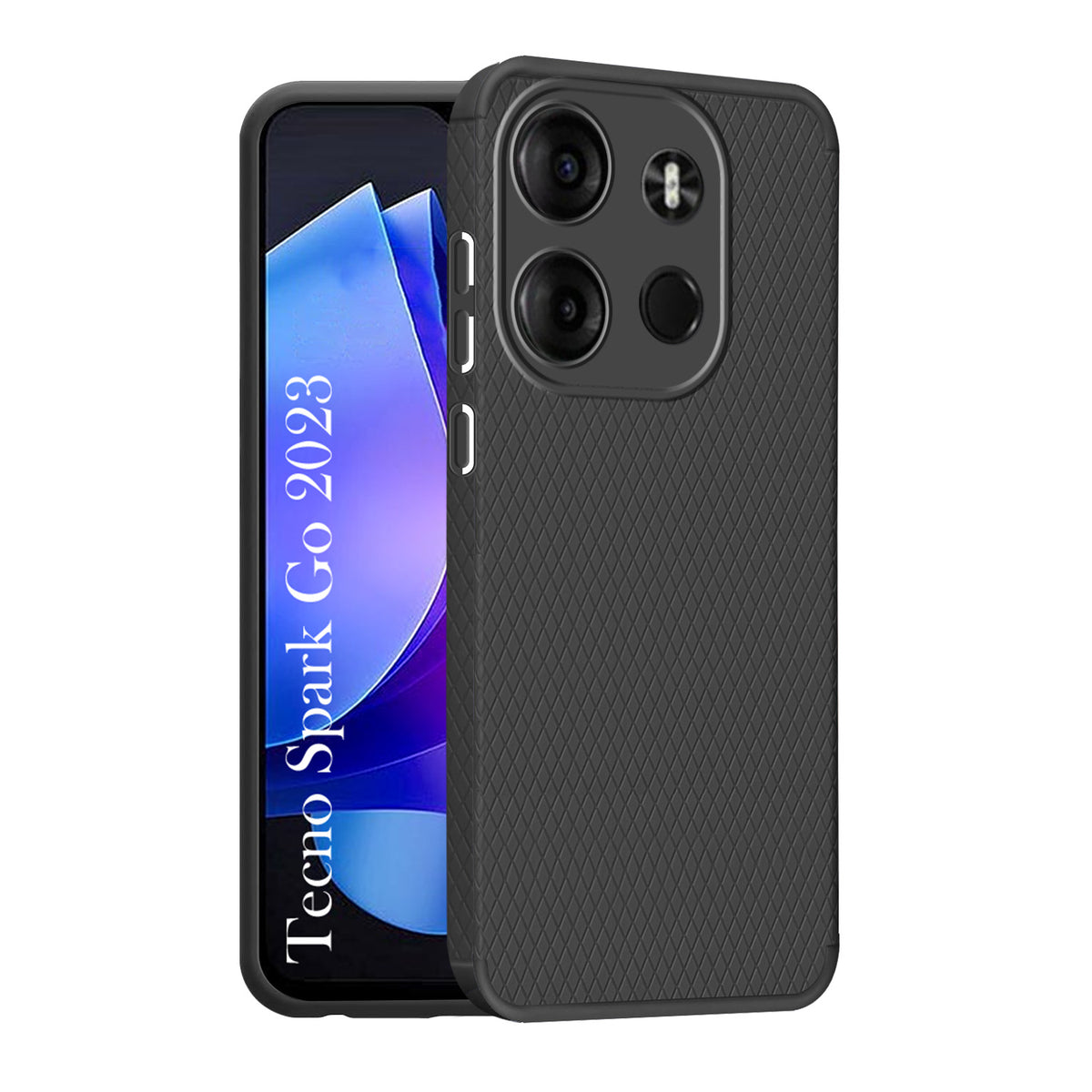 For Tecno Spark Go 2023 Back Cover Case (Liquid Silicone | Side Grip | Camera Protection)