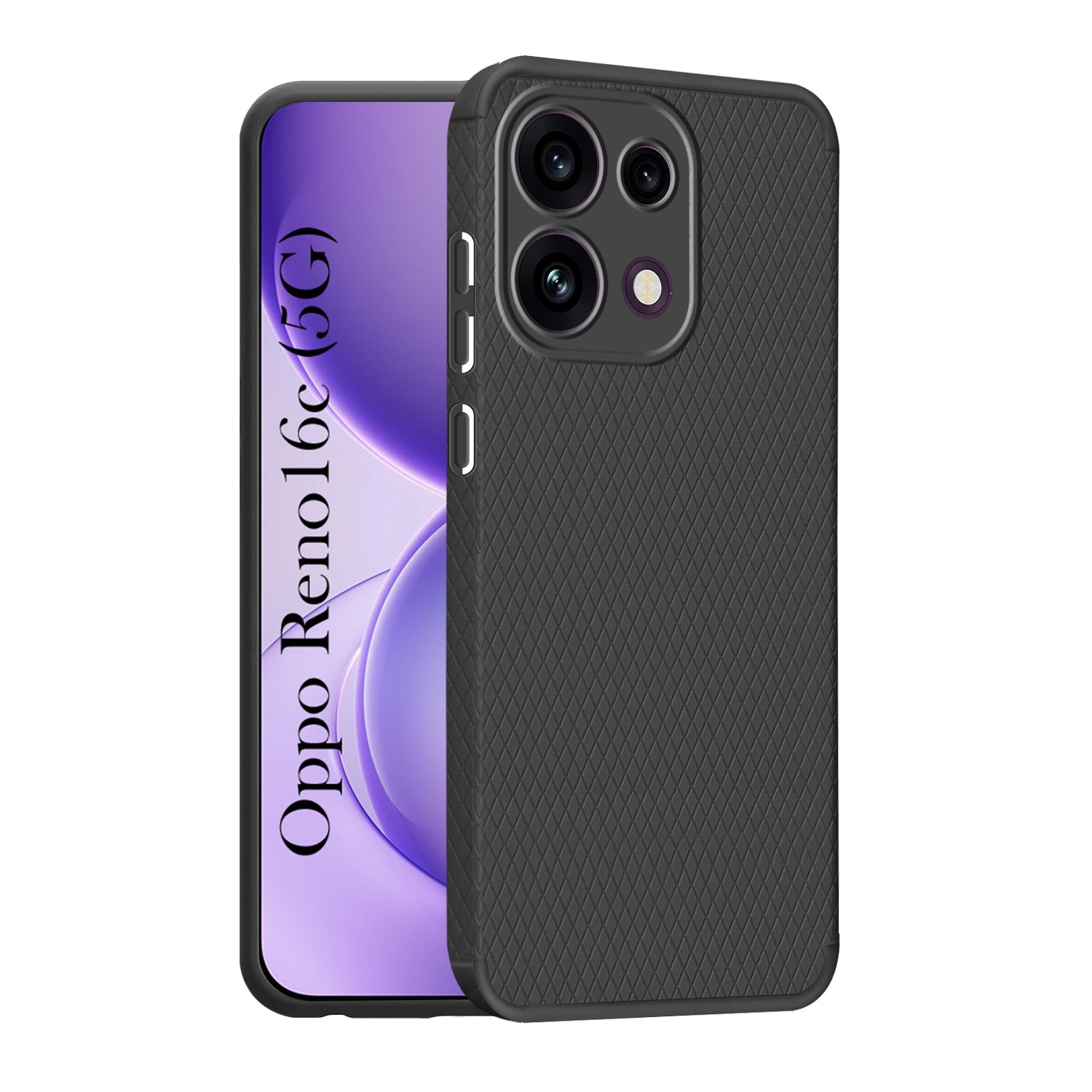For Oppo Reno 16C 5G Back Cover Case Liquid Silicone (Camera Protection | Side Grip Texture | Soft and Flexible)