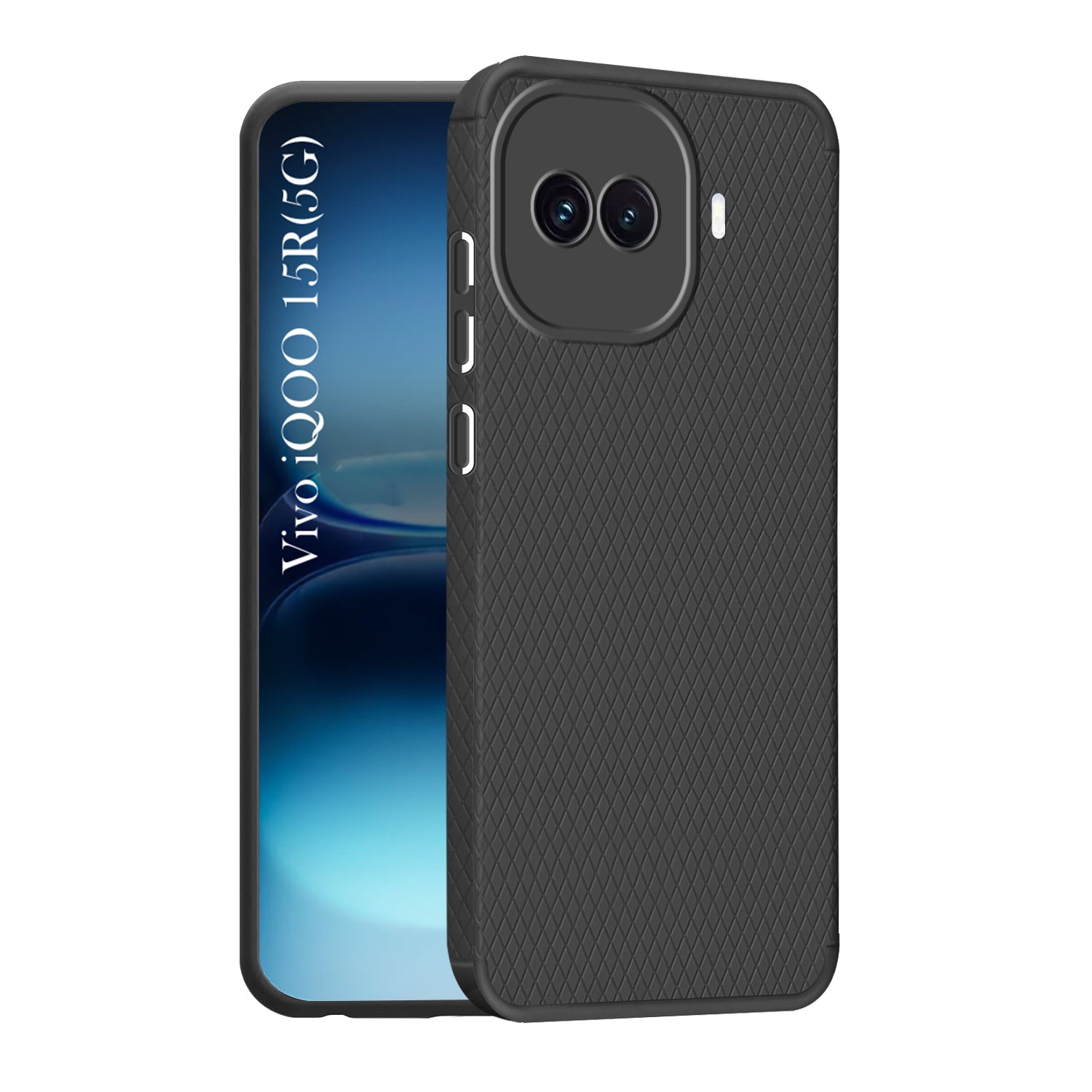 For Vivo iQOO 15R 5G Back Cover Case Liquid Silicone (Camera Protection | Side Grip Texture | Soft and Flexible)