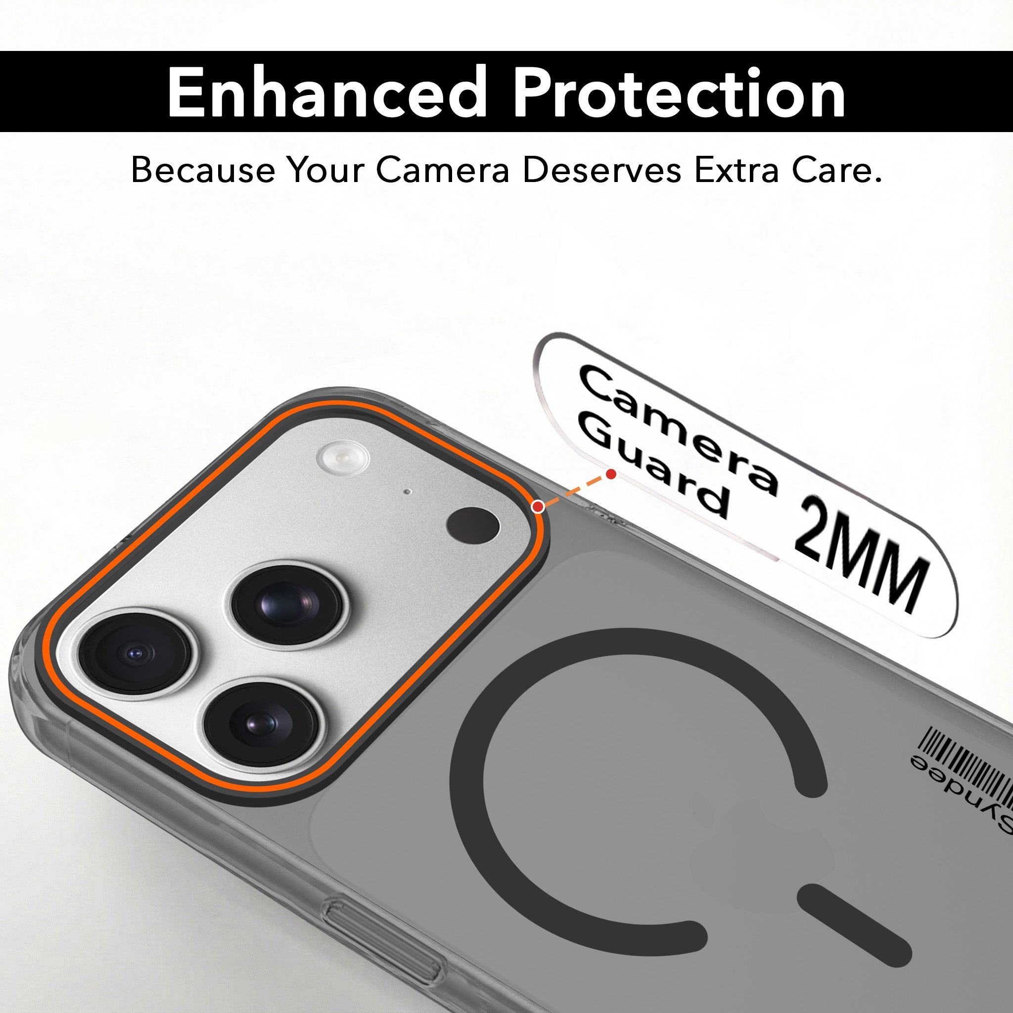 For Apple iPhone 17 Pro Back Cover Case (Soft Touch | Camera Bump Protection | MagSafe Compatible | Matte Finish)