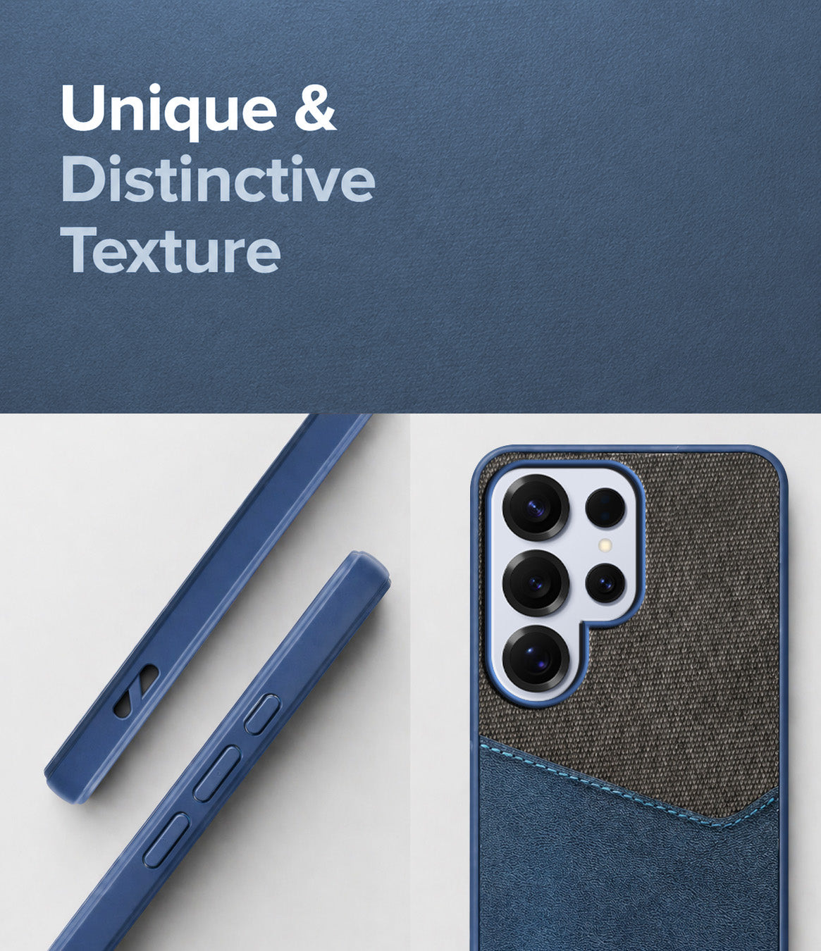 For Samsung Galaxy S25 Ultra Back Cover Case (Dual PU Leather Stitch | Professional Minimalist | Soft and Flexible)