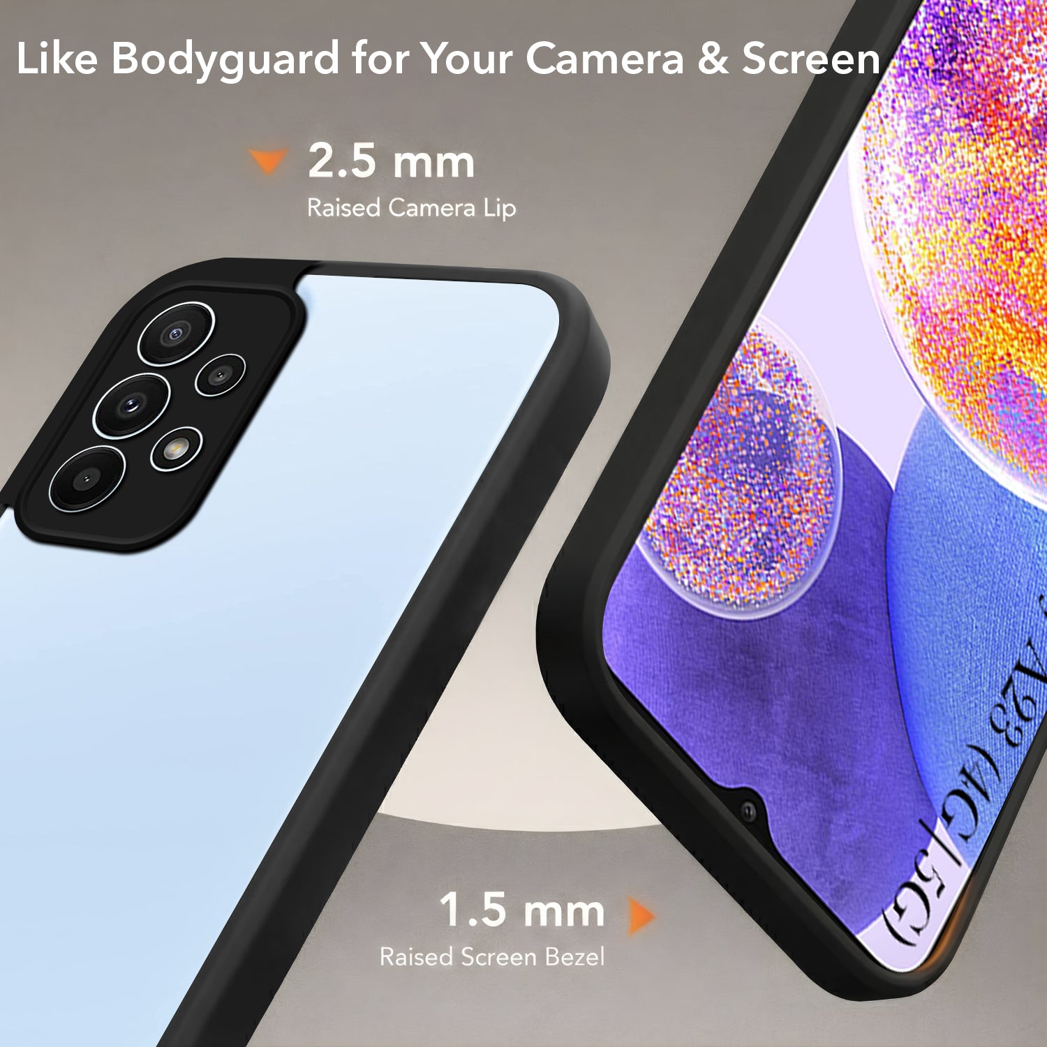 For Samsung Galaxy A23 4G | 5G Back Cover Case (Built-in Stand | Lifetime Anti Yellow | Kickstand Shockproof | Camera Protection | MagSafe Compatible)