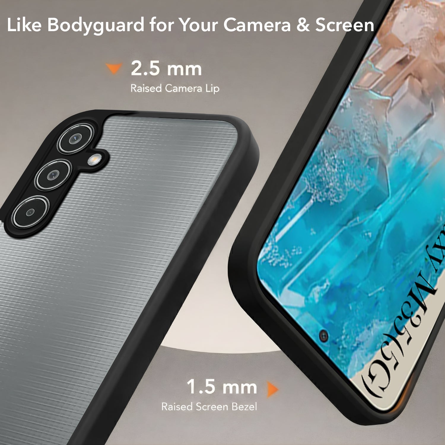 For Samsung Galaxy M35 5G Back Cover Case (Built-in Stand | Lifetime Anti Yellow | Kickstand Shockproof | Camera Protection | MagSafe Compatible)