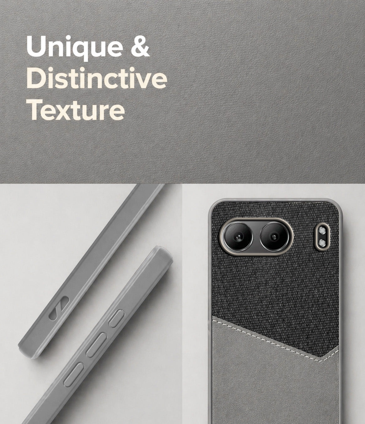 For Oneplus Nord 4 Back Cover Case (Dual PU Leather Stitch | Professional Minimalist | Soft and Flexible)
