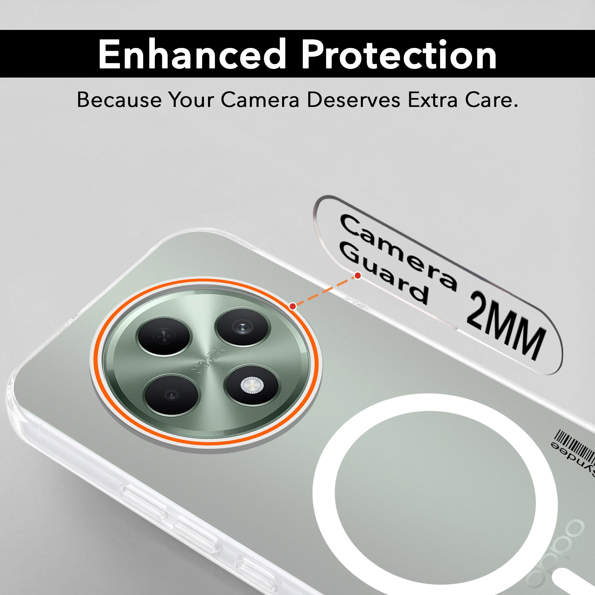 For Oppo F27 5G Back Cover Case (Soft Touch | Camera Bump Protection | MagSafe Compatible | Matte Finish)